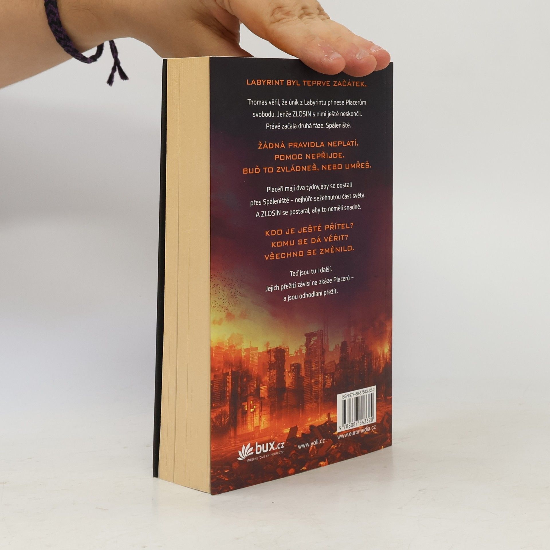 James Dashner Labyrint. 2, Spáleniště: zkouška