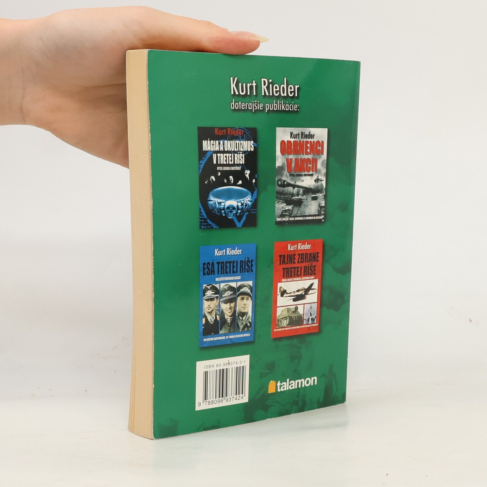 Kurt Rieder Samovražedné akcie v II. svetovej vojne