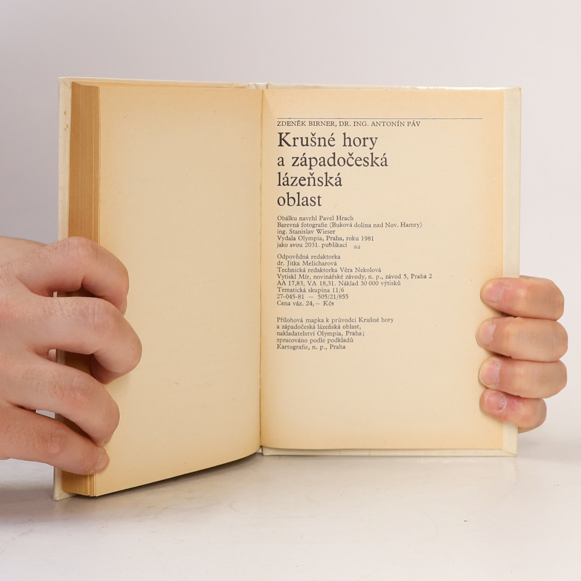 Antonín Páv Krušné hory a západočeská lázeňská oblast