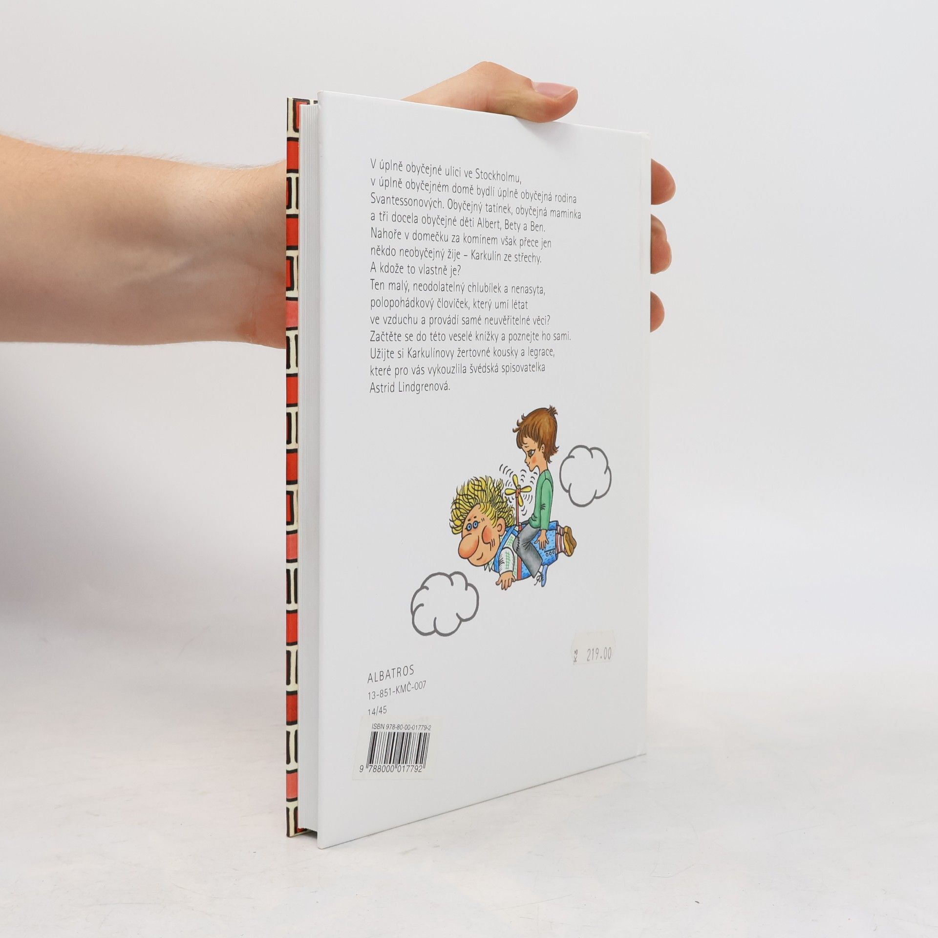 Astrid Lindgren Karkulín ze střechy