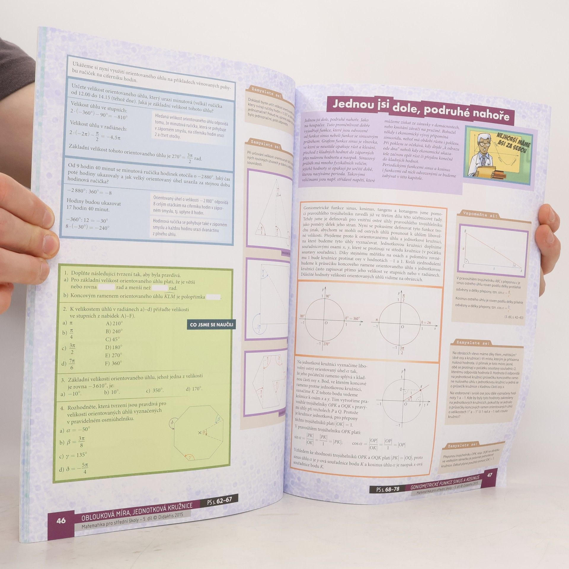Michaela Cizlerová Matematika pro střední školy. 5. díl, Funkce II
