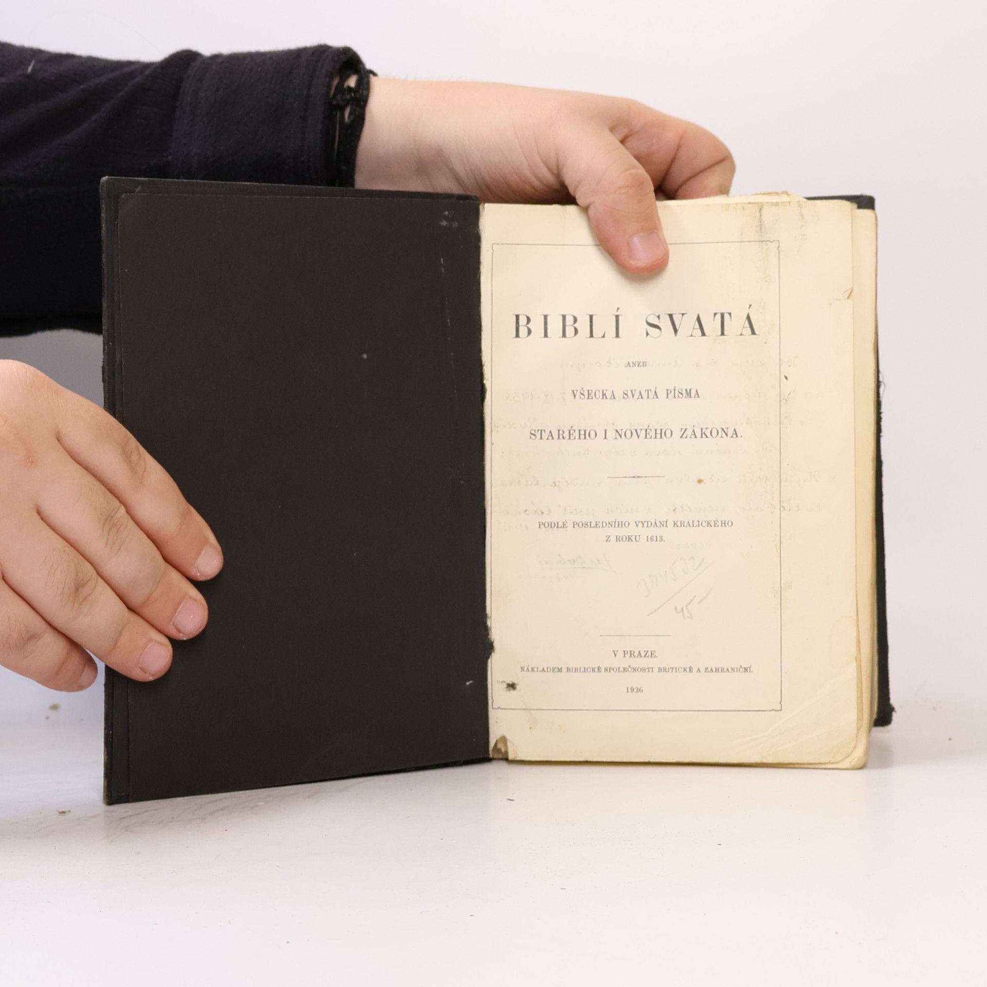 Kolektiv autorů Biblí svatá aneb Všecka svatá písma Starého i Nového zákona