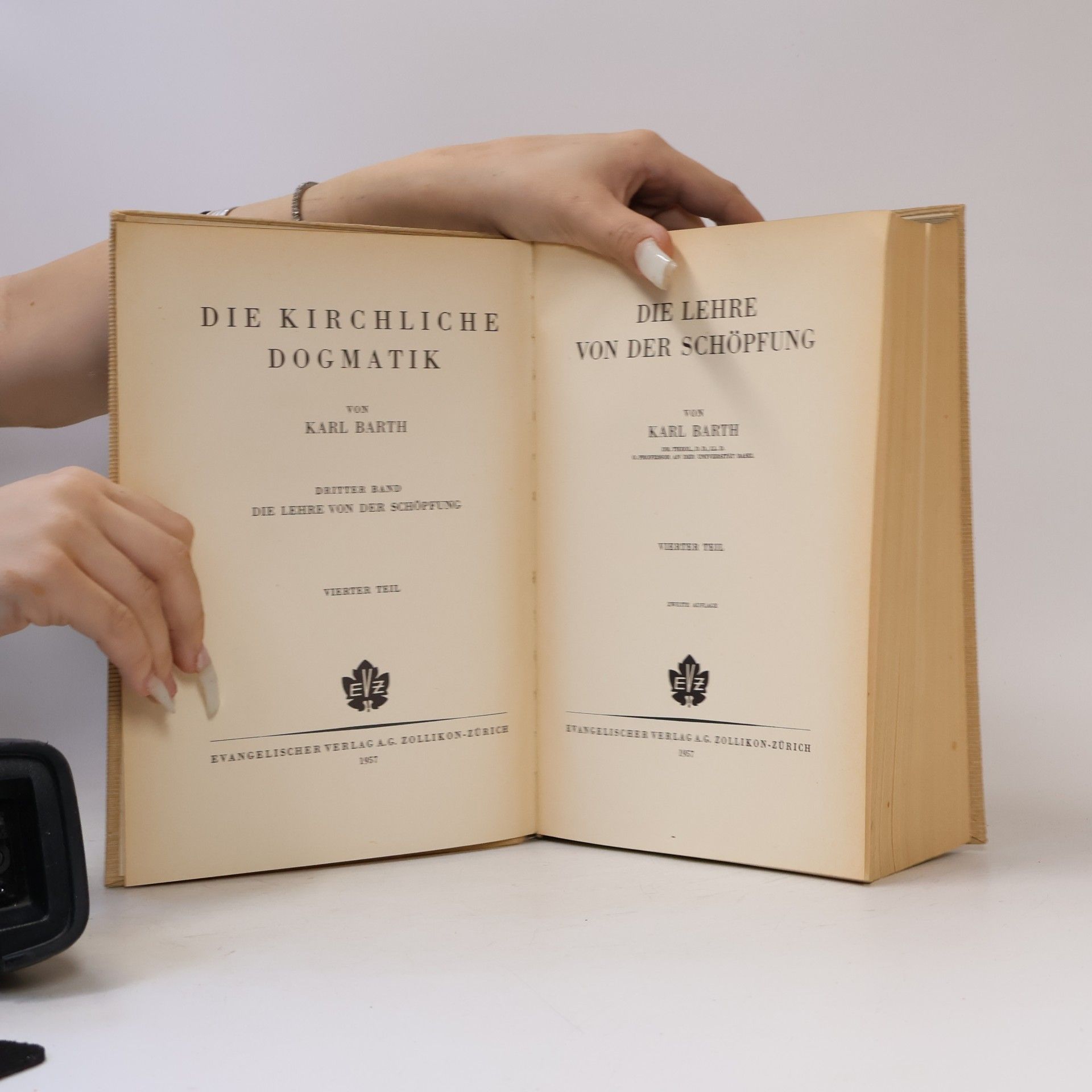 Karl Barth Die Kirchliche Dogmatik. III/4