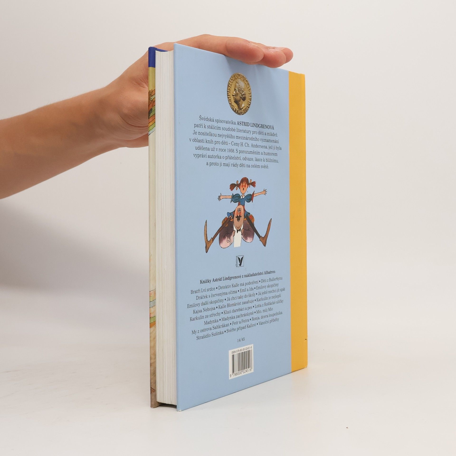 Astrid Lindgren Pipi Dlouhá punčocha