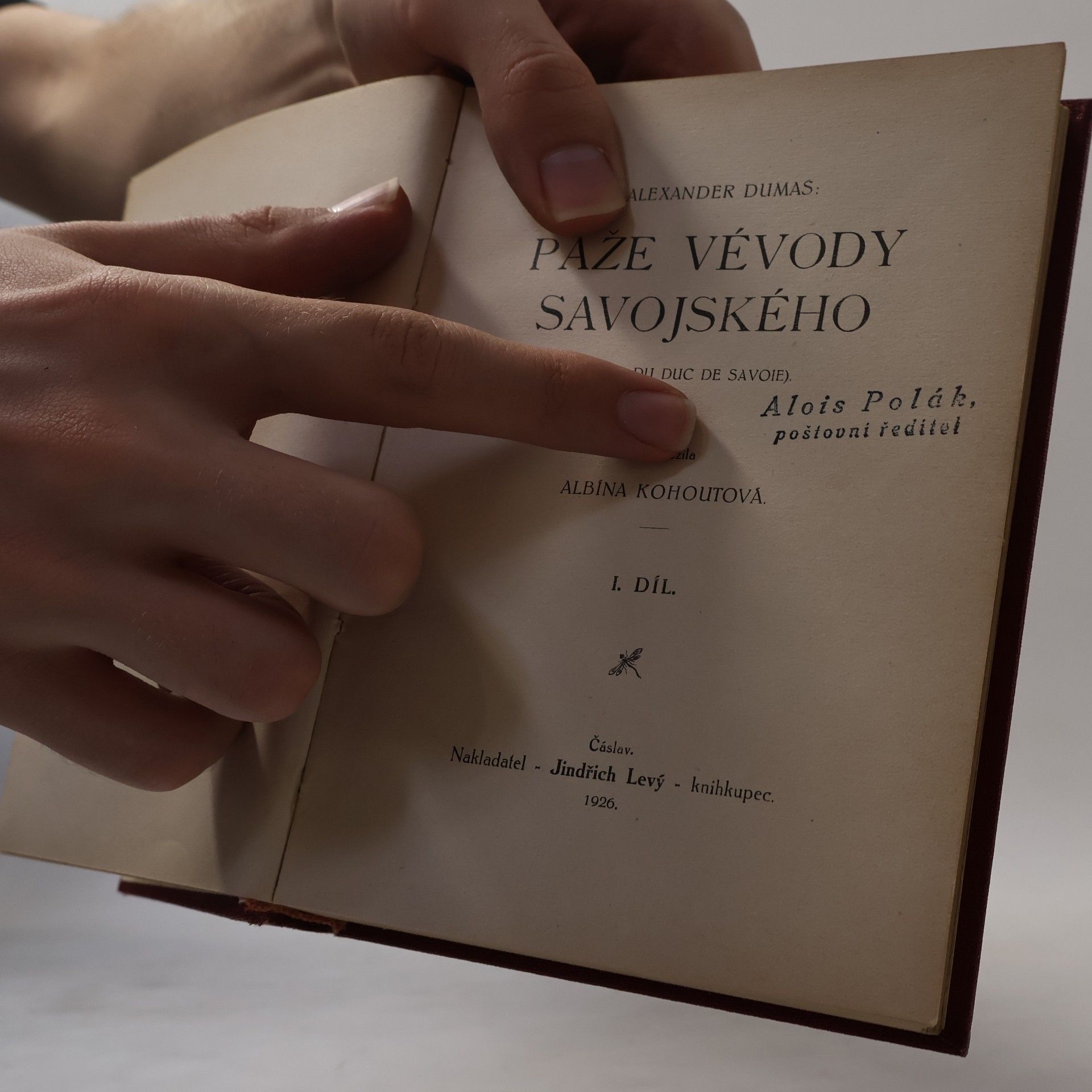 Alexandre Dumas der Ältere Páže vévody savojského I.