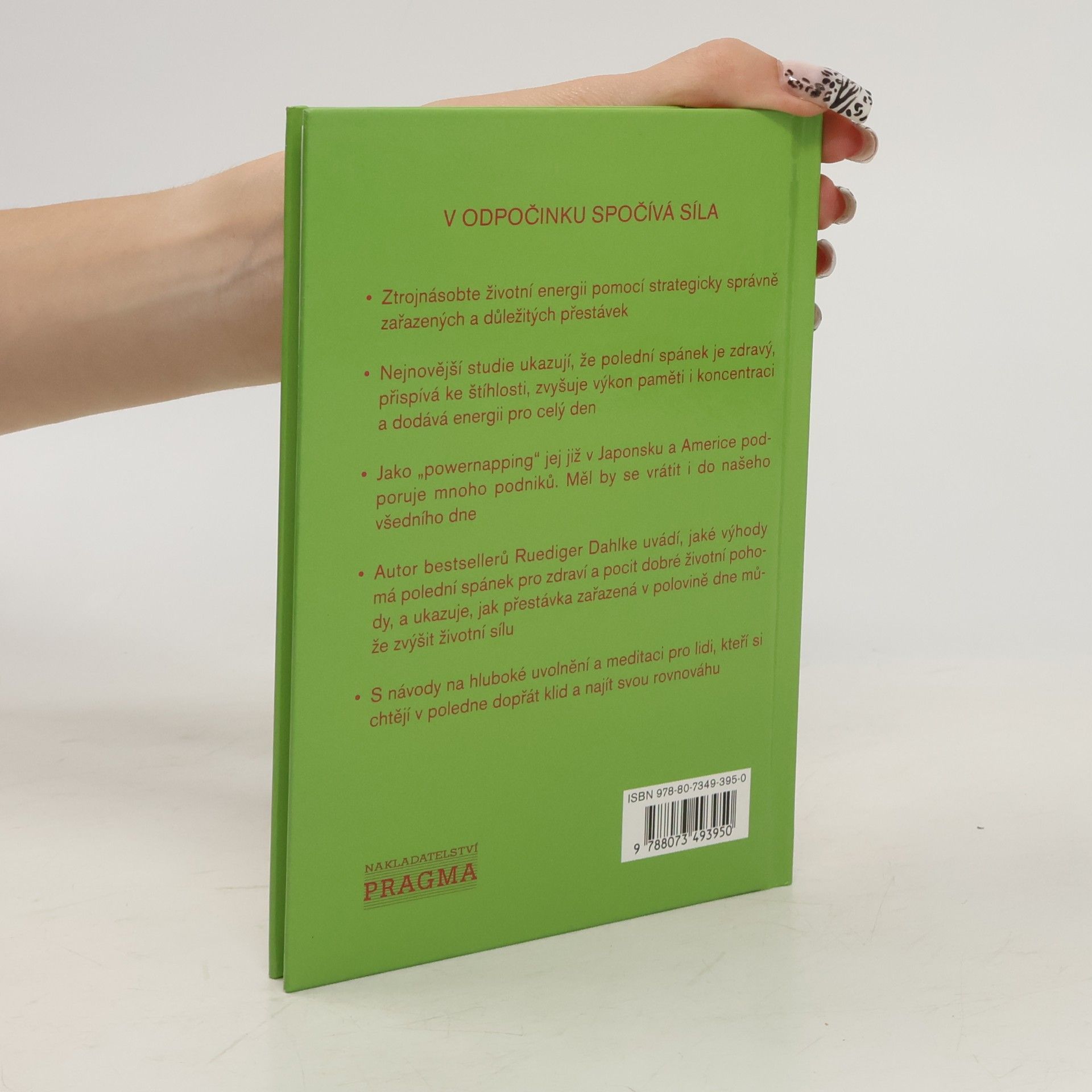 Ruediger Dahlke Zdřímněte si : ztrojnásobíte svou životní sílu