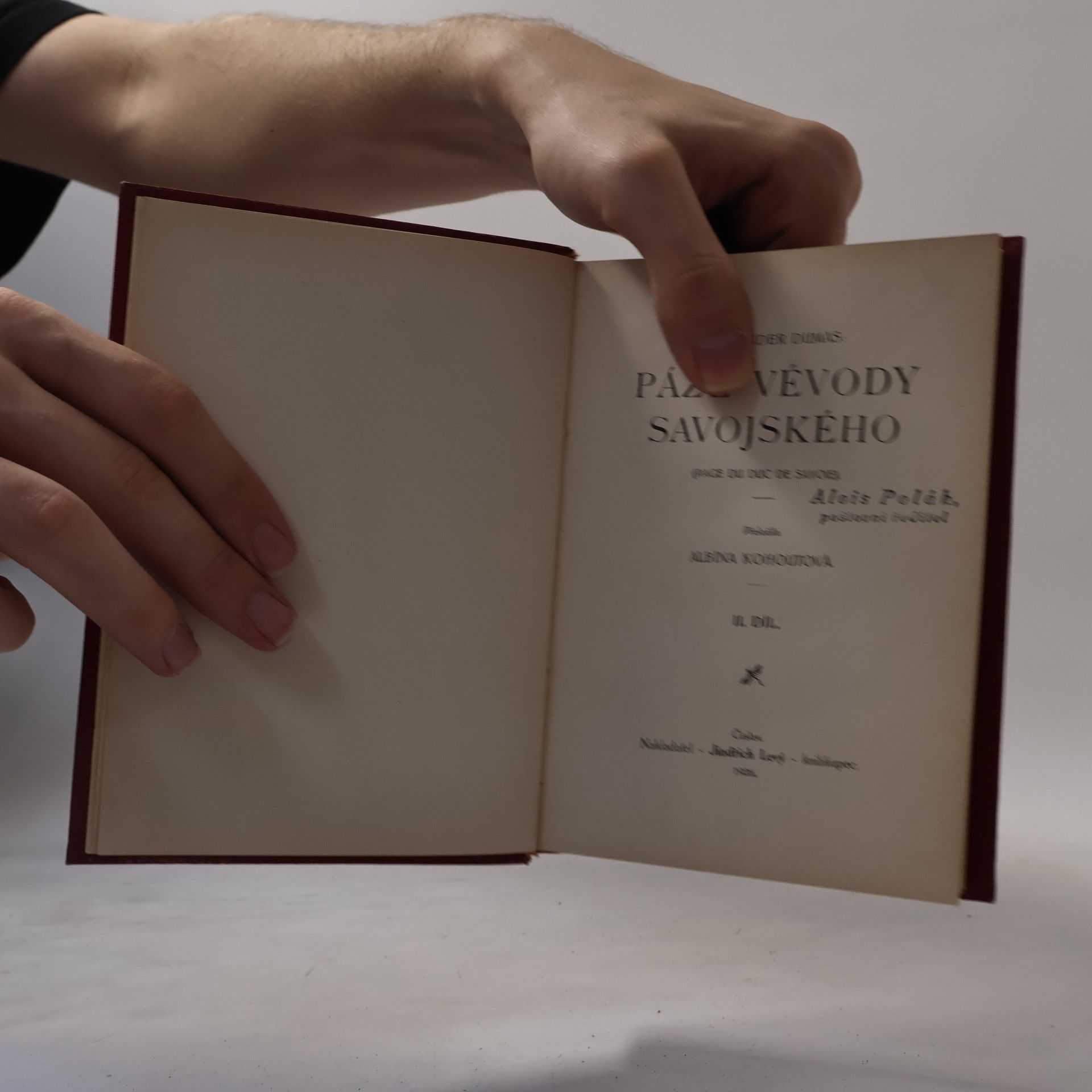 Alexandre Dumas der Ältere Páže vévody Savojského II.