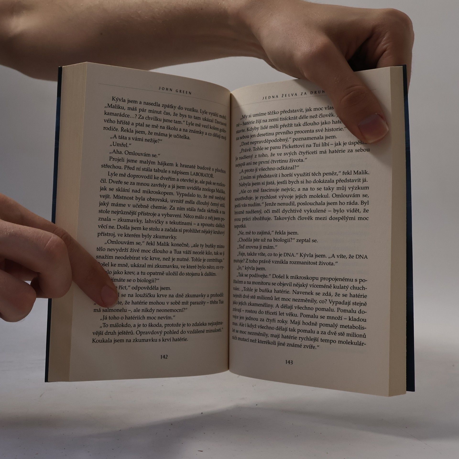 John Green Jedna želva za druhou