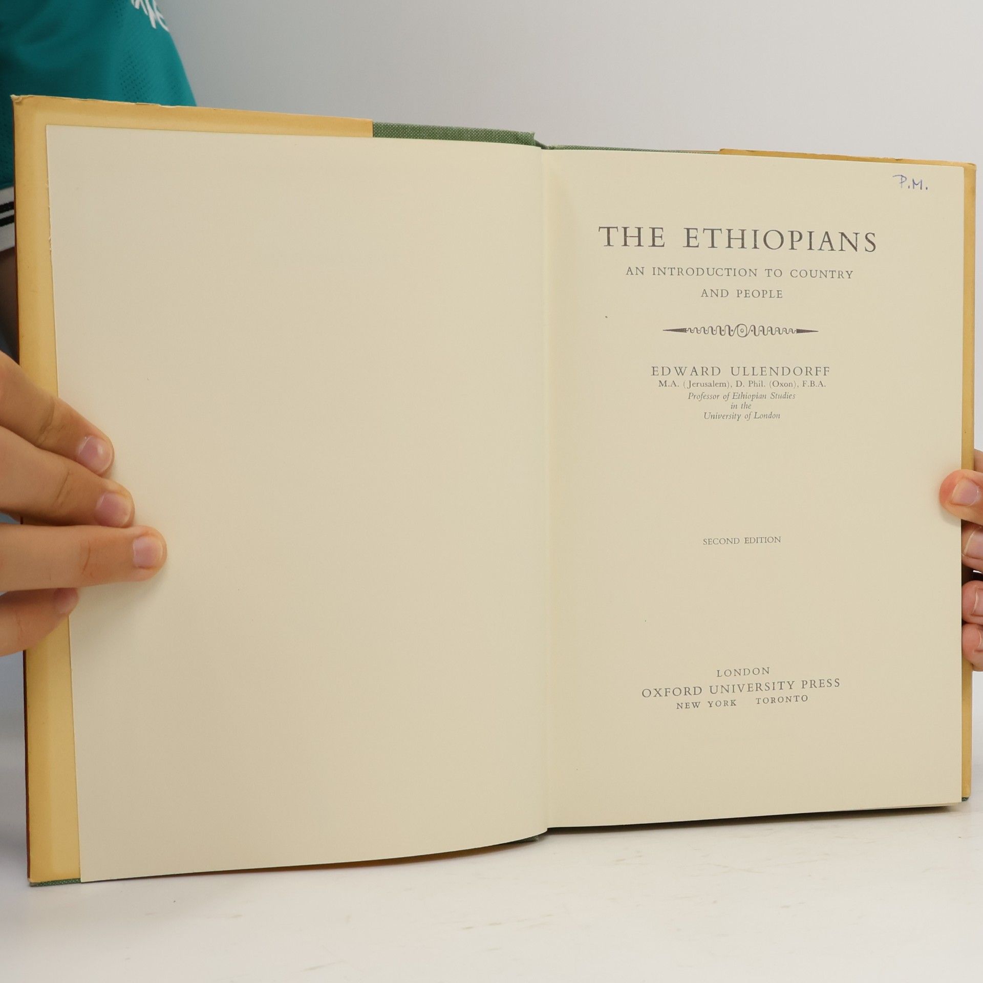 Edward Ullendorff The Ethiopians