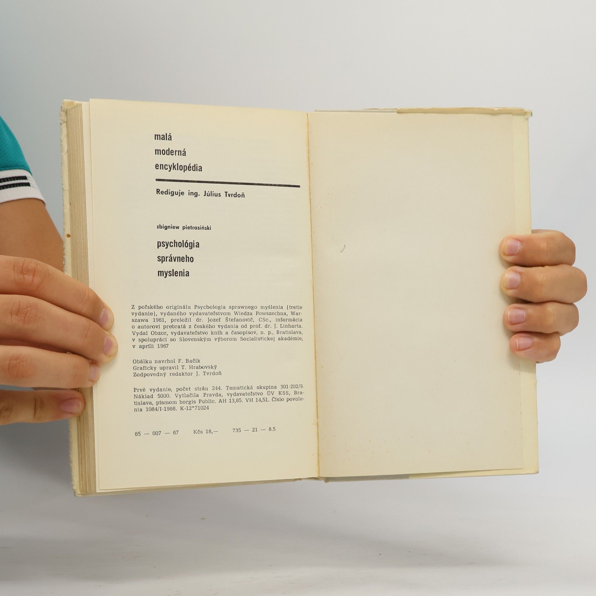Zbigniew Pietrasiński Psychológia správného myslenia