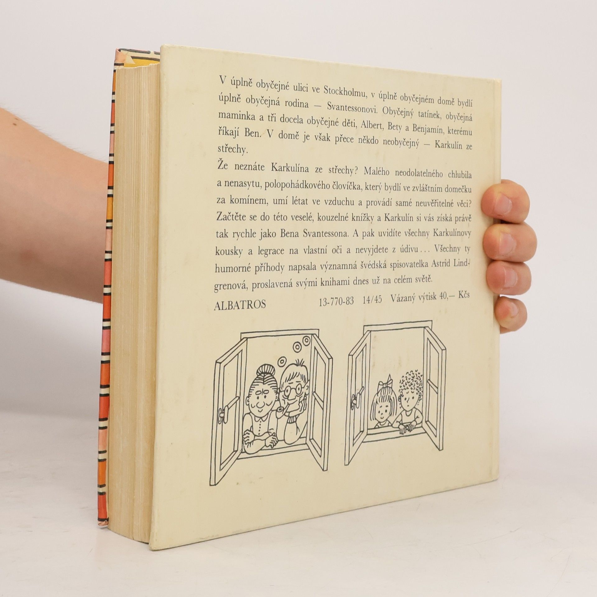 Astrid Lindgren Karkulín ze střechy