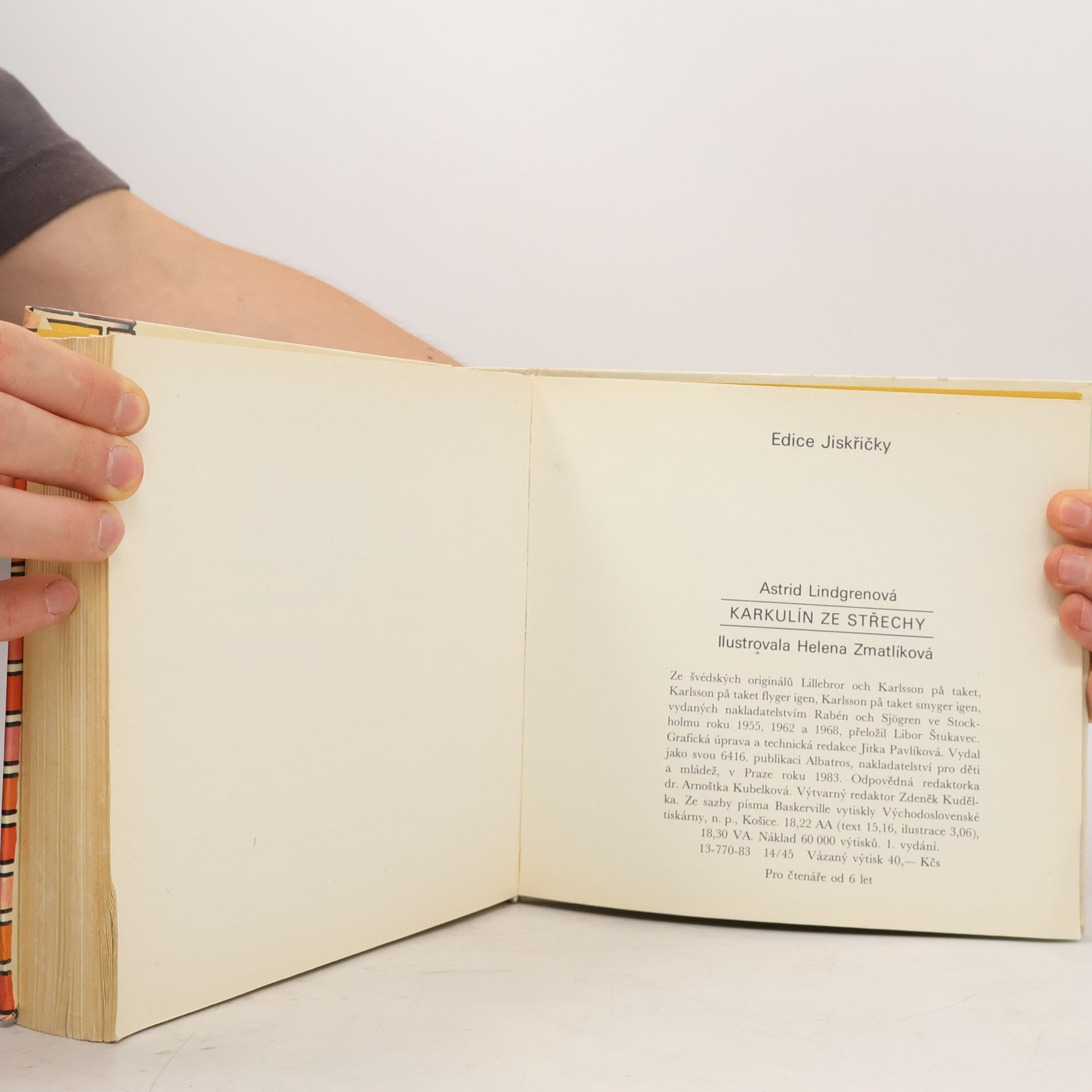 Astrid Lindgren Karkulín ze střechy