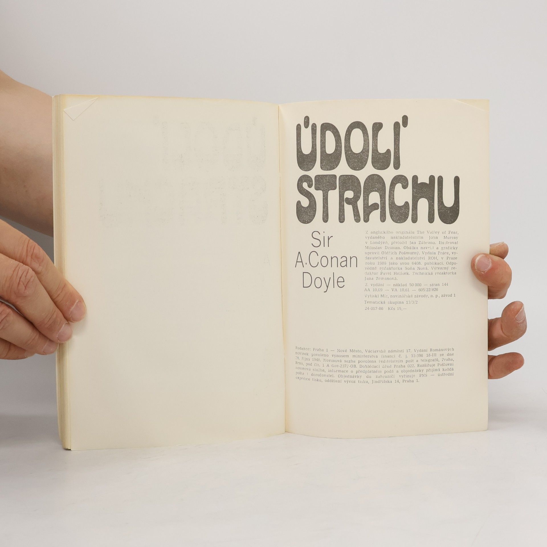 Arthur Conan Doyle Údolí strachu