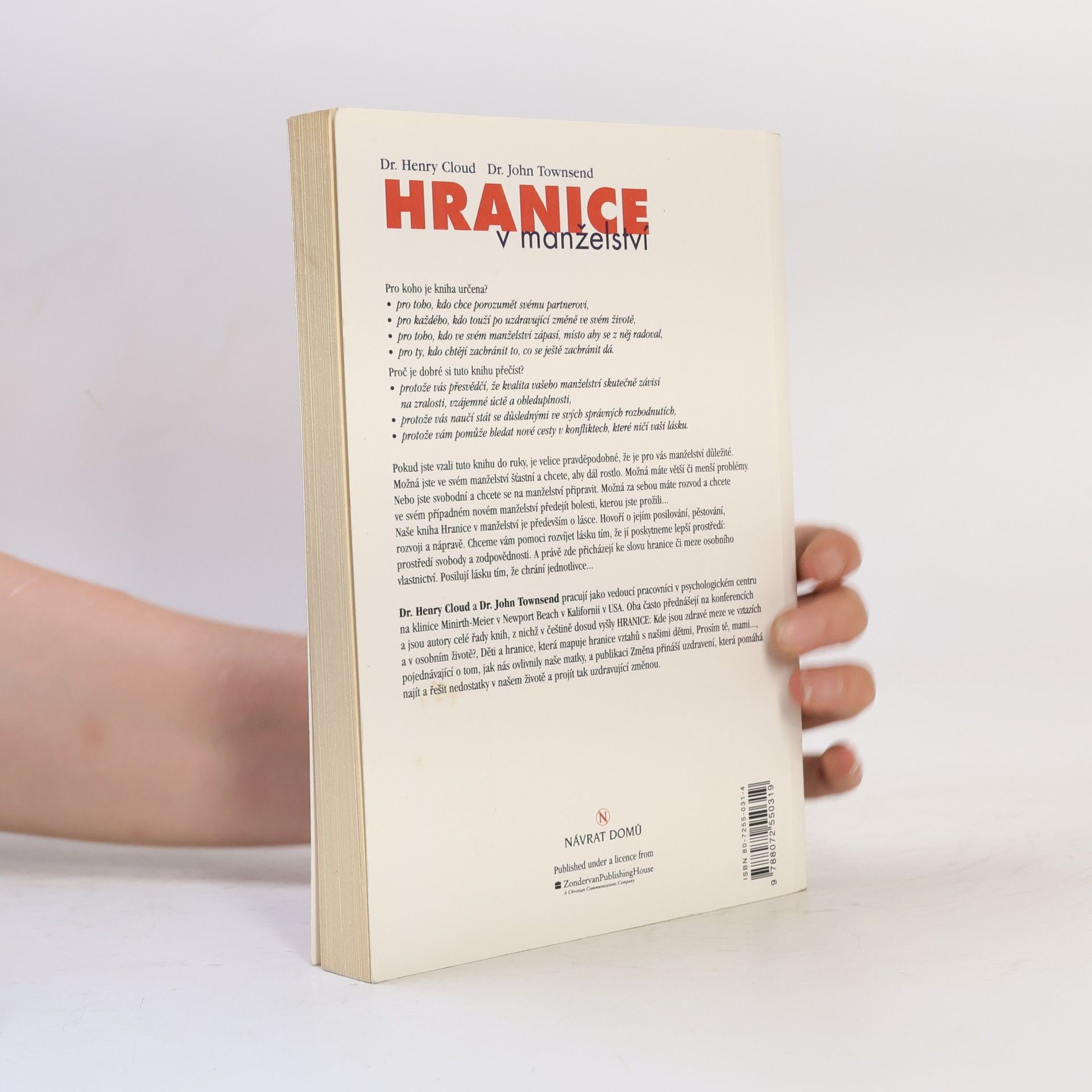 Henry Cloud Hranice v manželství