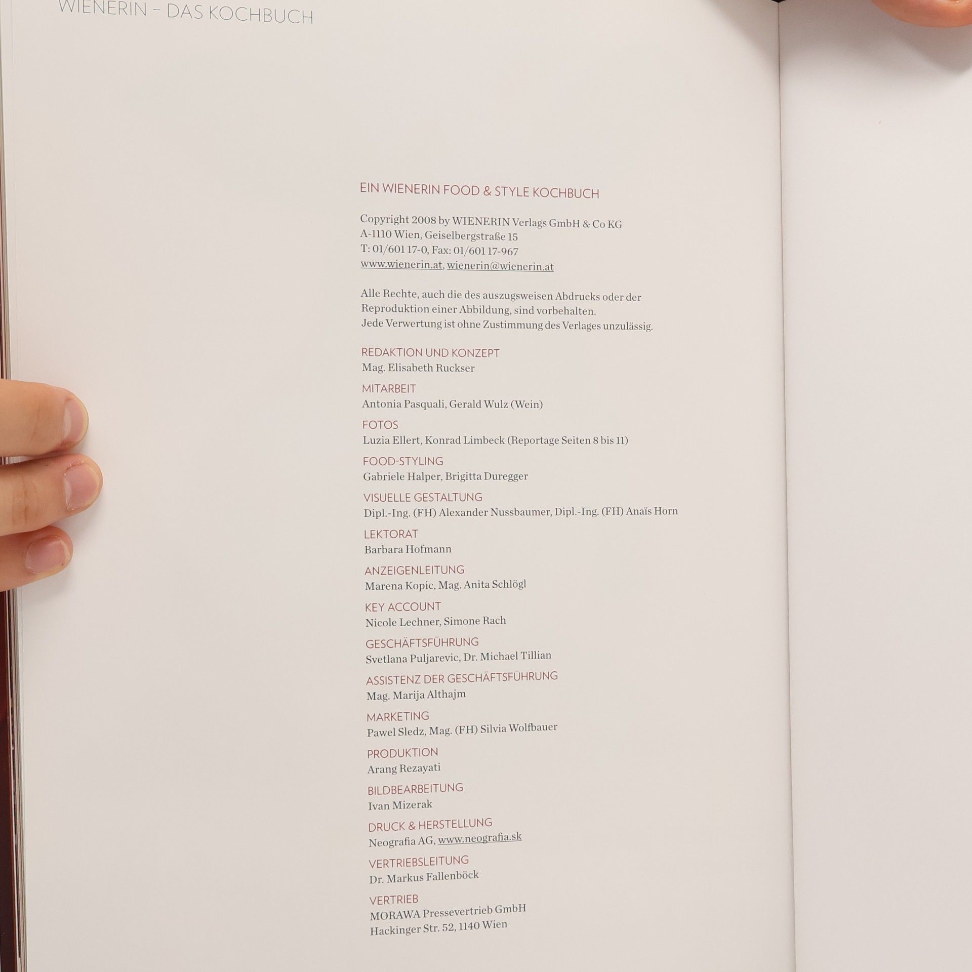 Kolektiv autorů Wienerin. Das Kochbuch