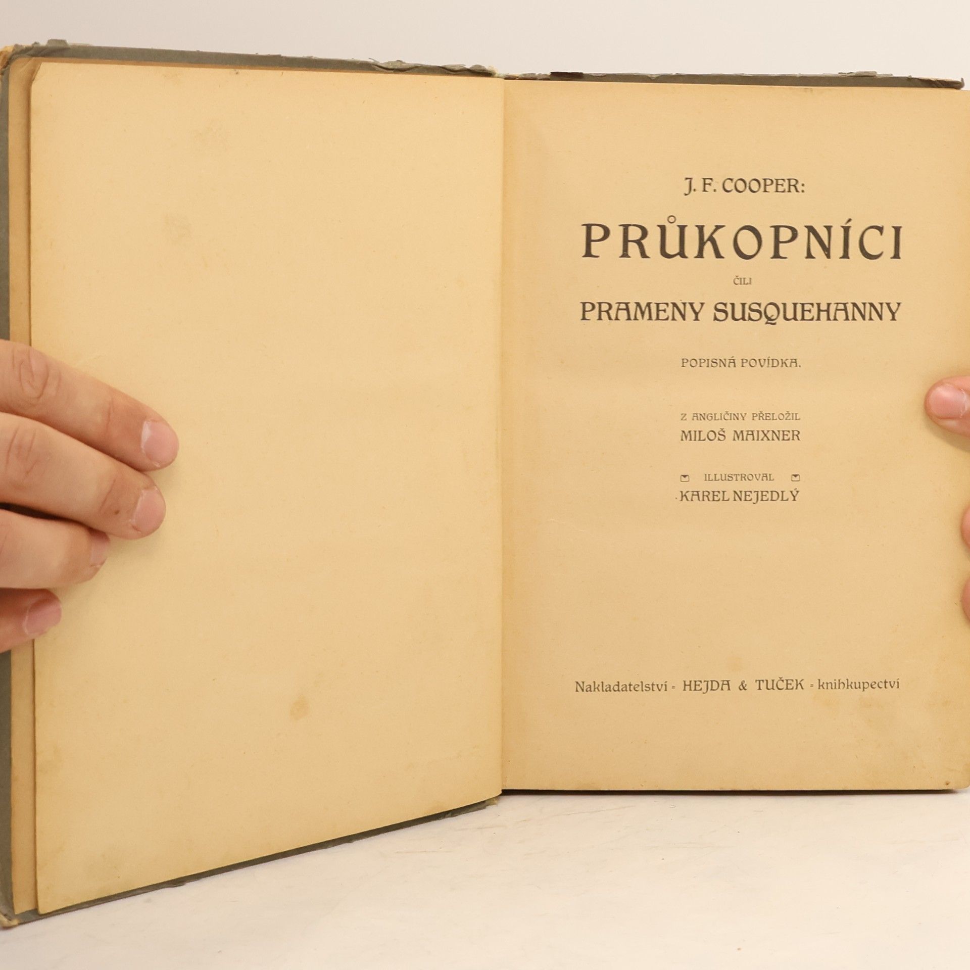James Fenimore Cooper Průkopníci