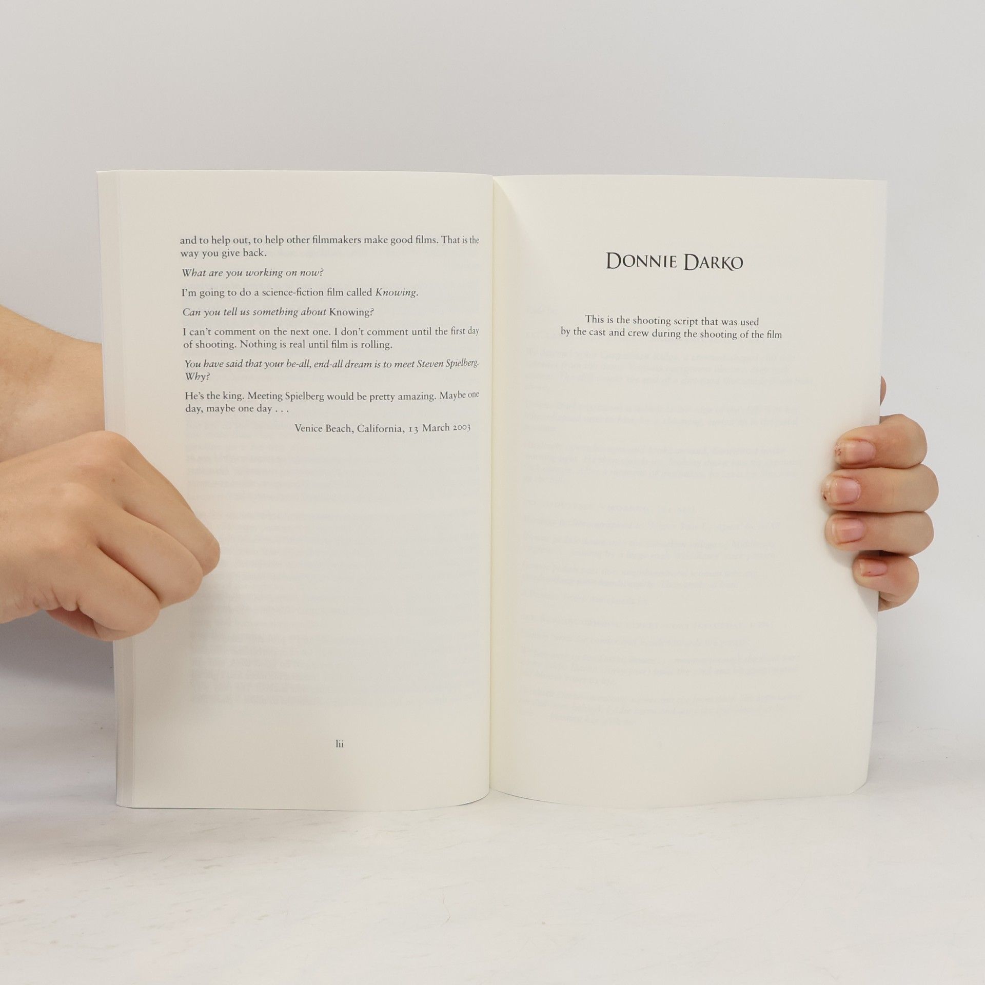 Richard Kelly The Donnie Darko book