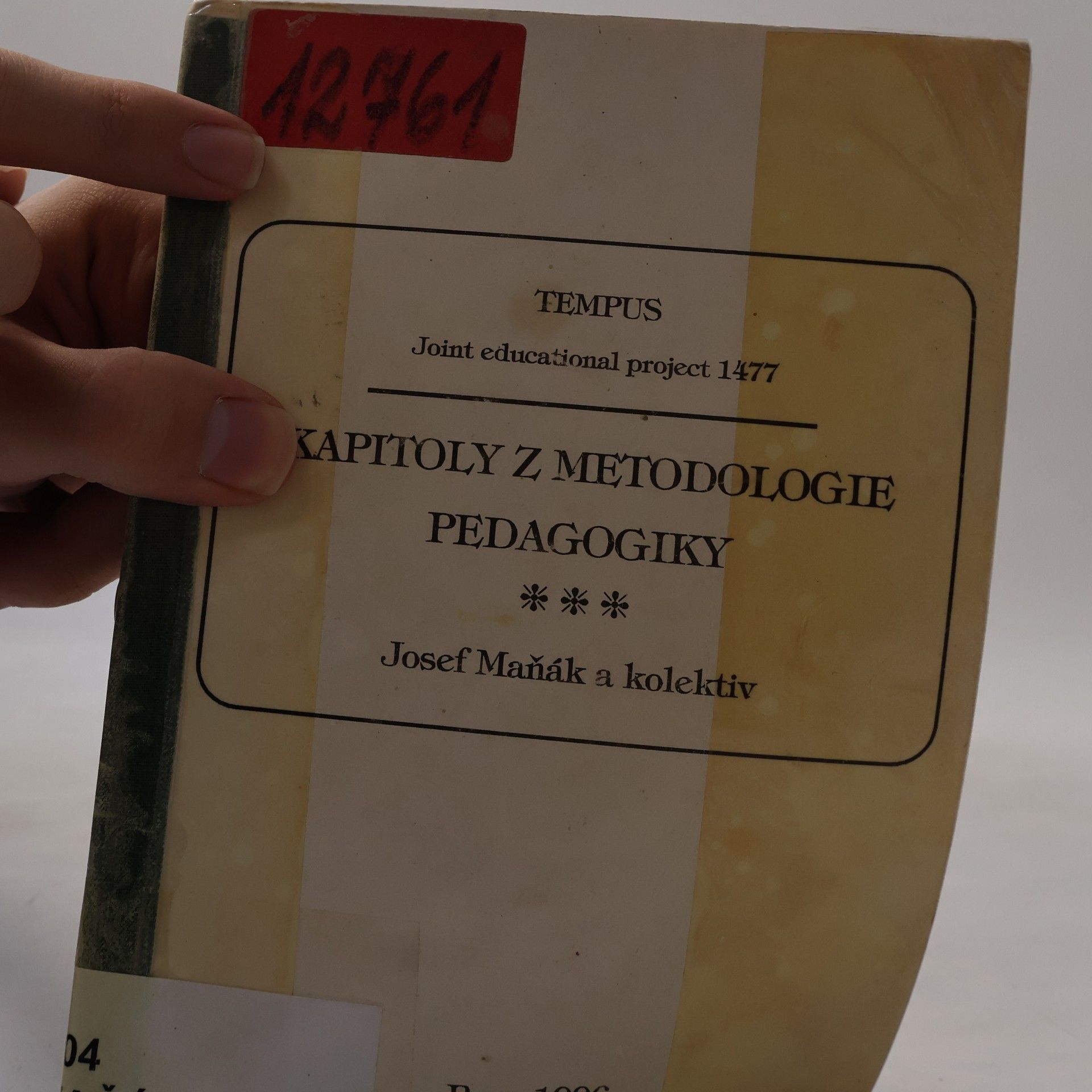 Josef Maňák Kapitoly z metodologie pedagogiky