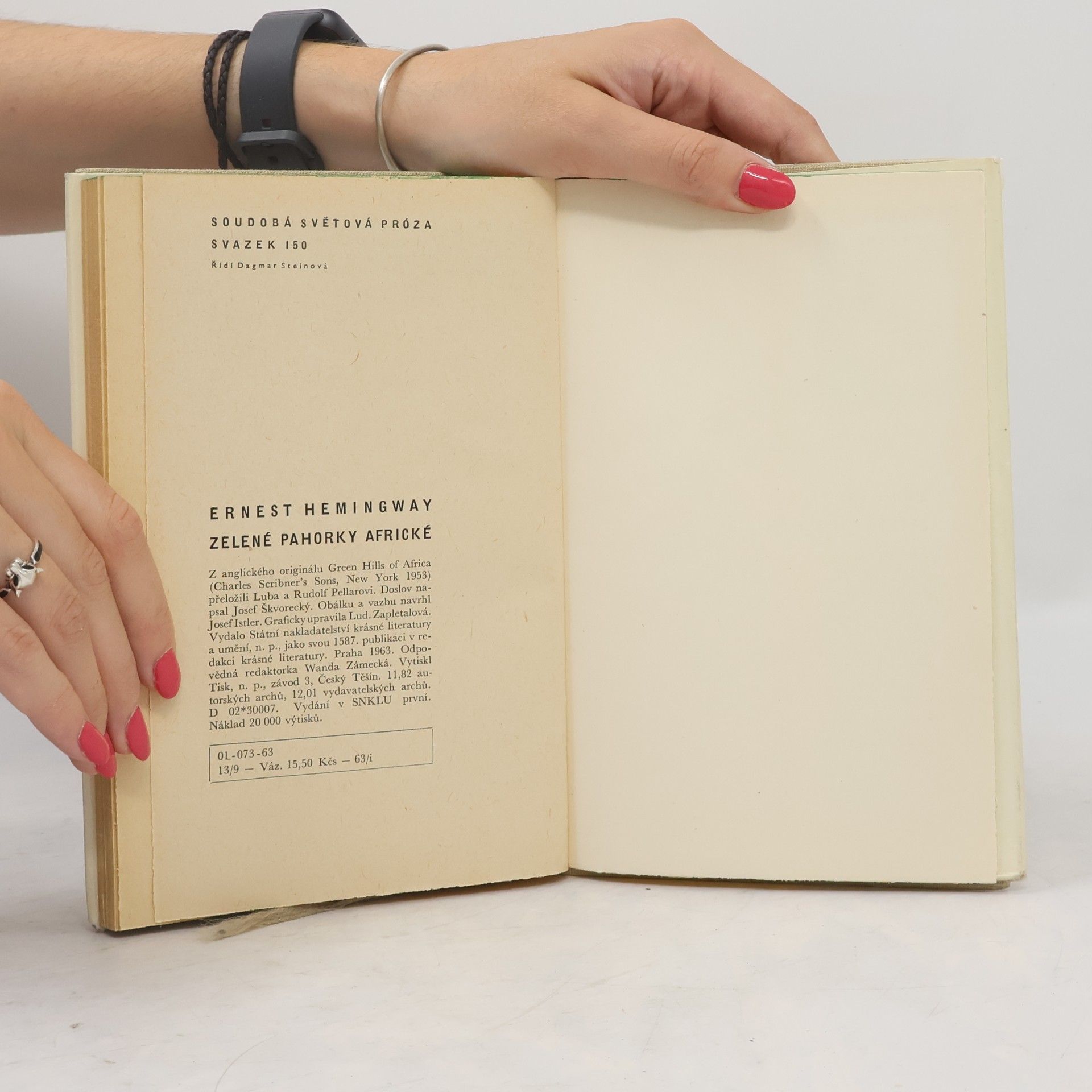 Ernest Hemingway Zelené pahorky africké