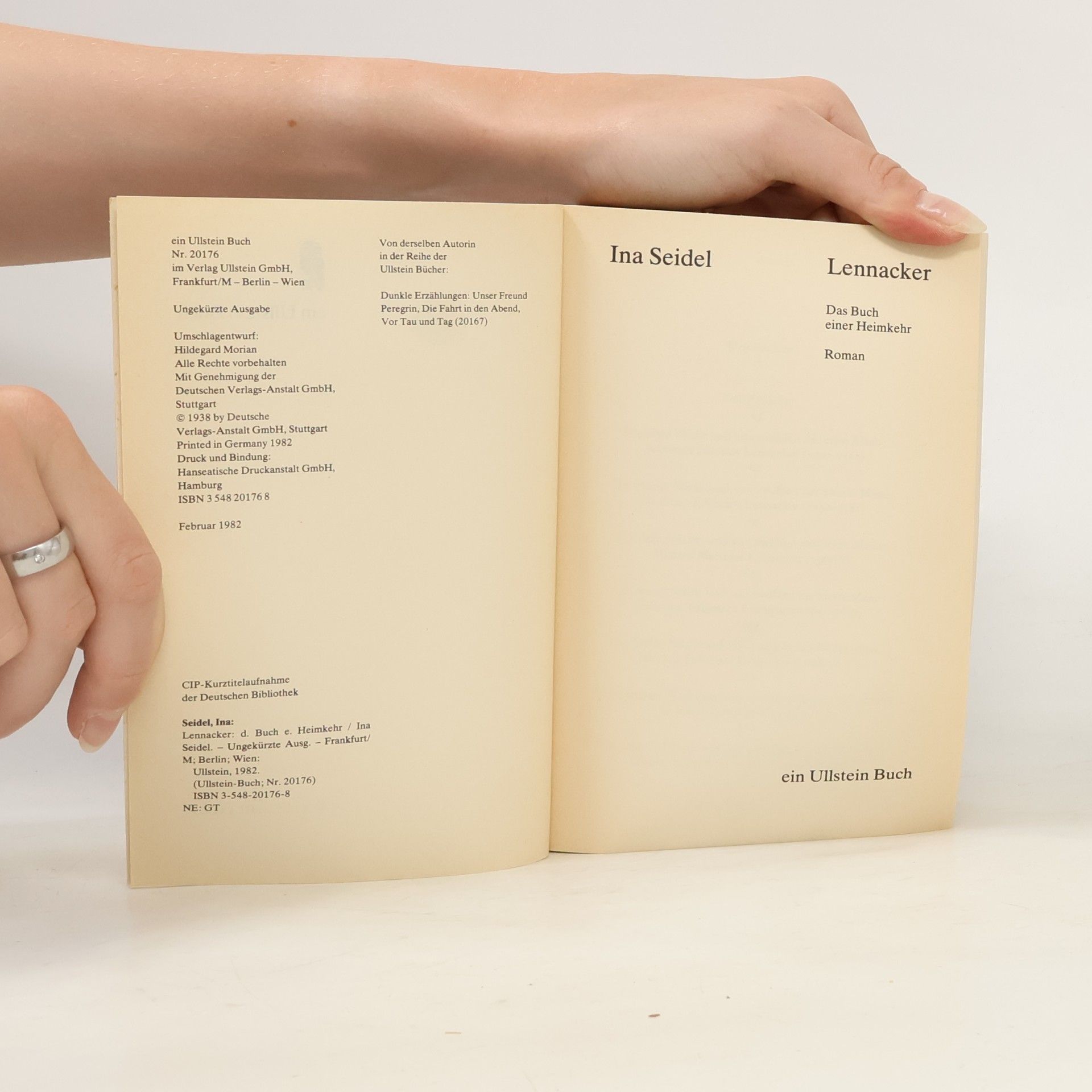 Ina Seidel Lennacker. Das Buch einer Heimkehr.