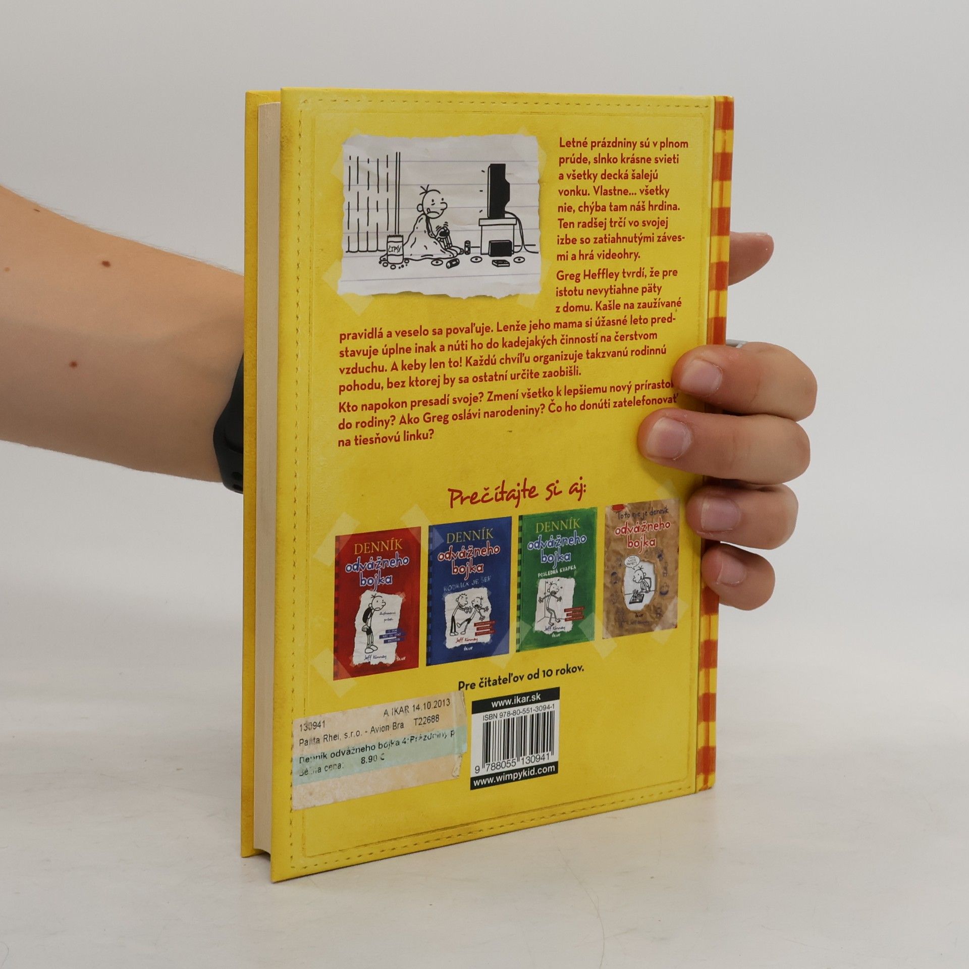 Jeff Kinney Denník odvážneho bojka 4: Prázdniny pod psa