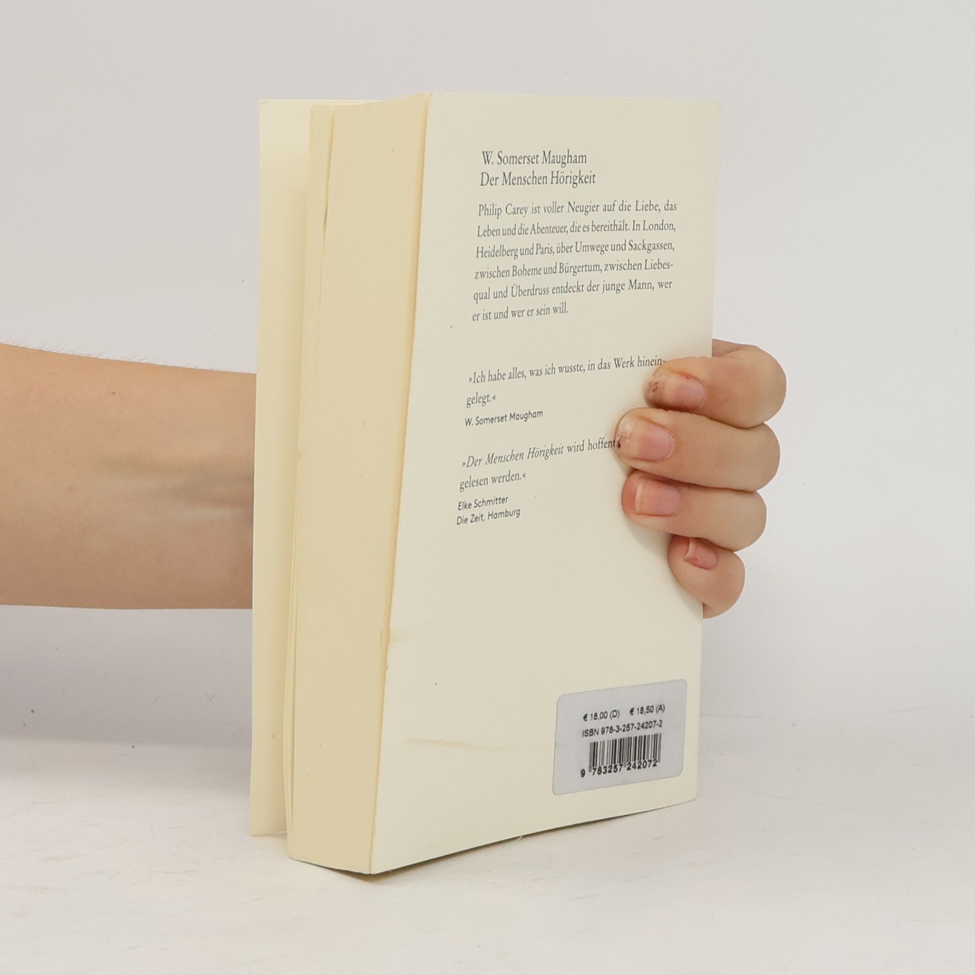 William Somerset Maugham Der Menschen Hörigkeit