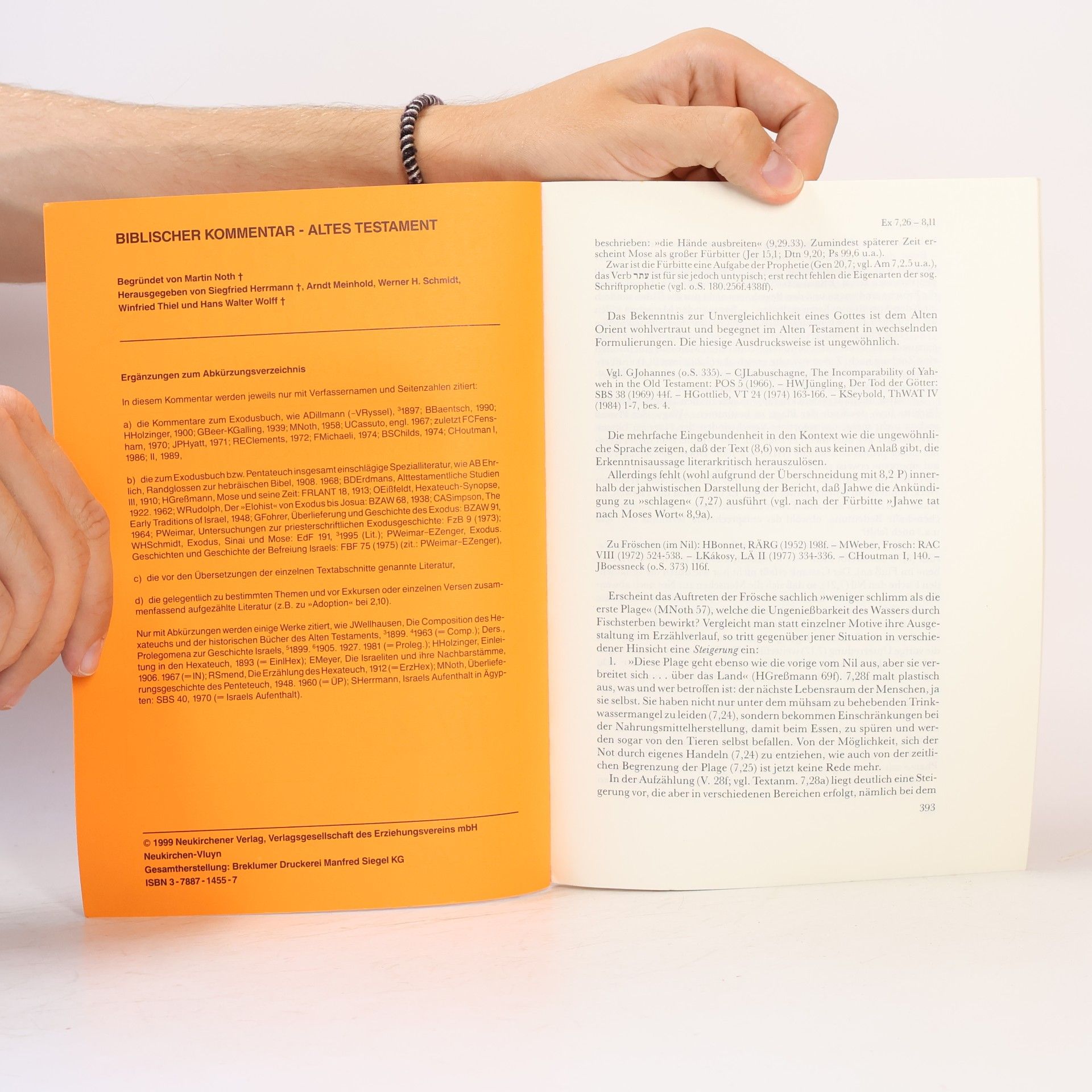 Werner H. Schmidt Biblischer Kommentar Altes Testament - 2/22: Exodus