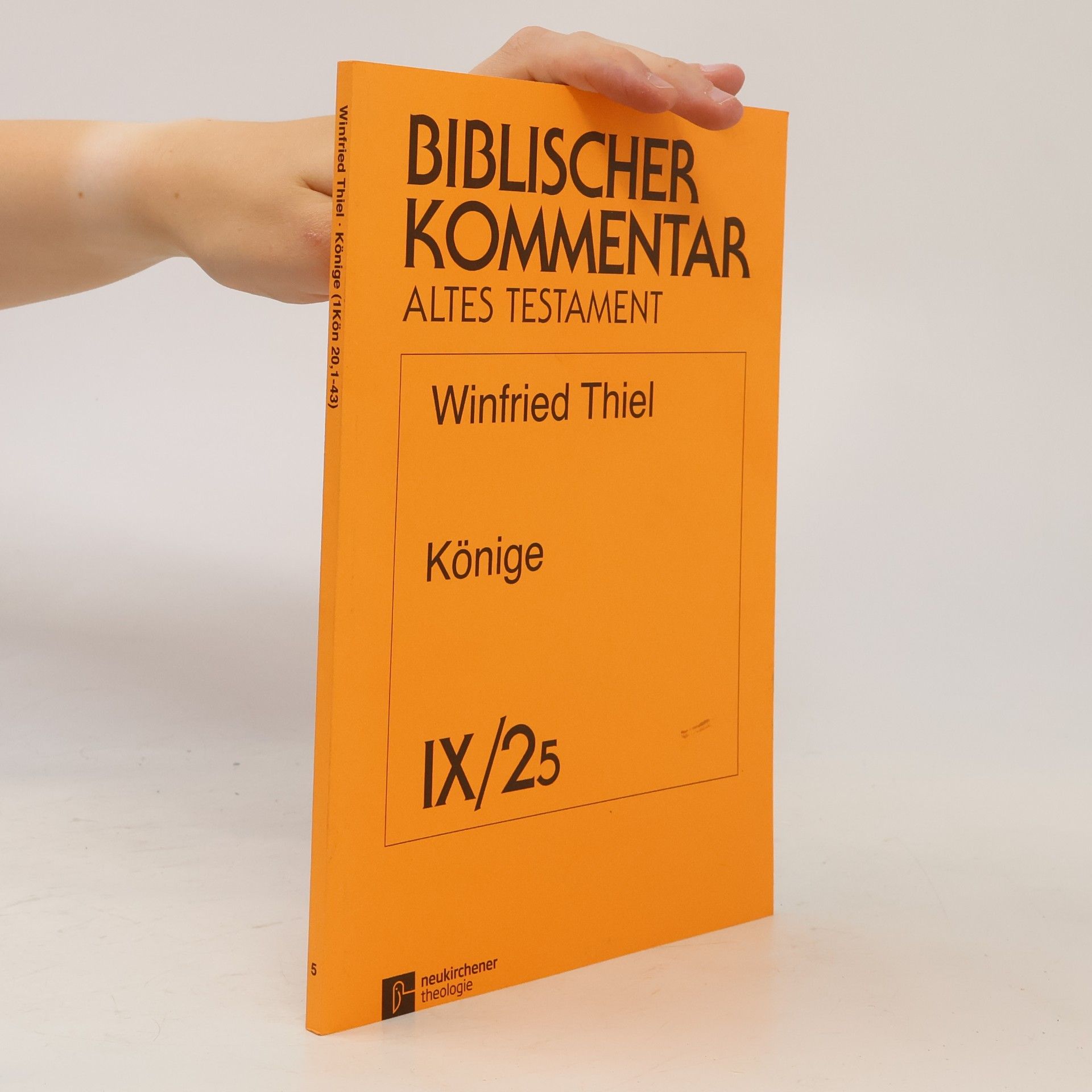 Biblischer Kommentar Altes Testament - IX/2.5: Könige 1 Kon 20,1-43