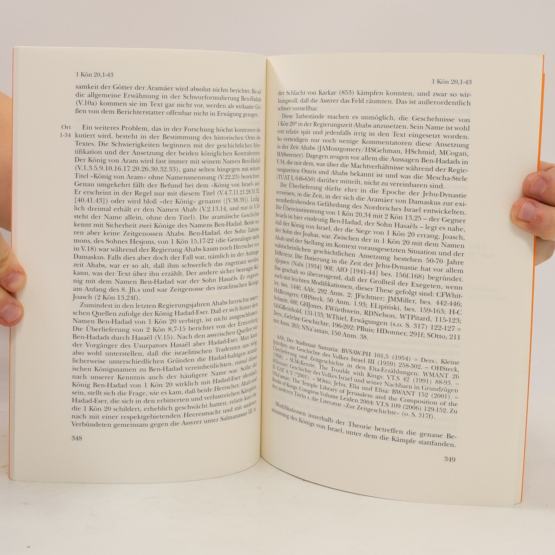 Winfried Thiel Biblischer Kommentar Altes Testament - IX/2.5: Könige 1 Kon 20,1-43