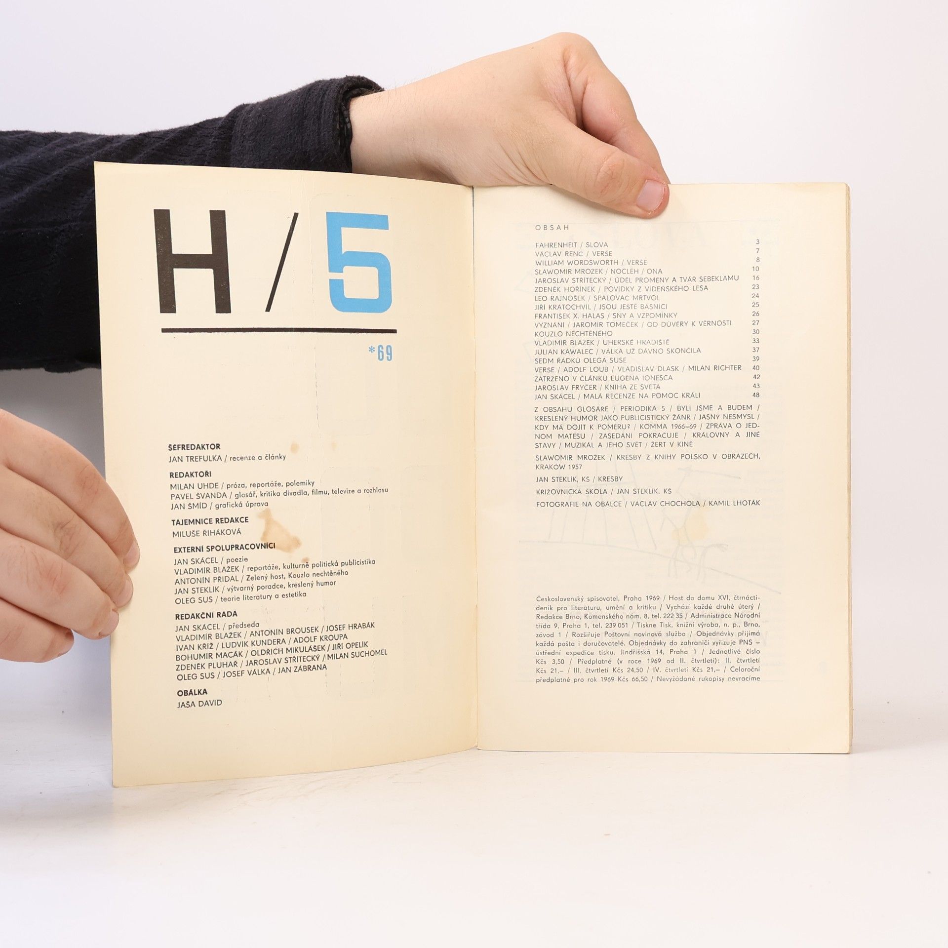 Kolektiv autorů Host do domu 5/1969