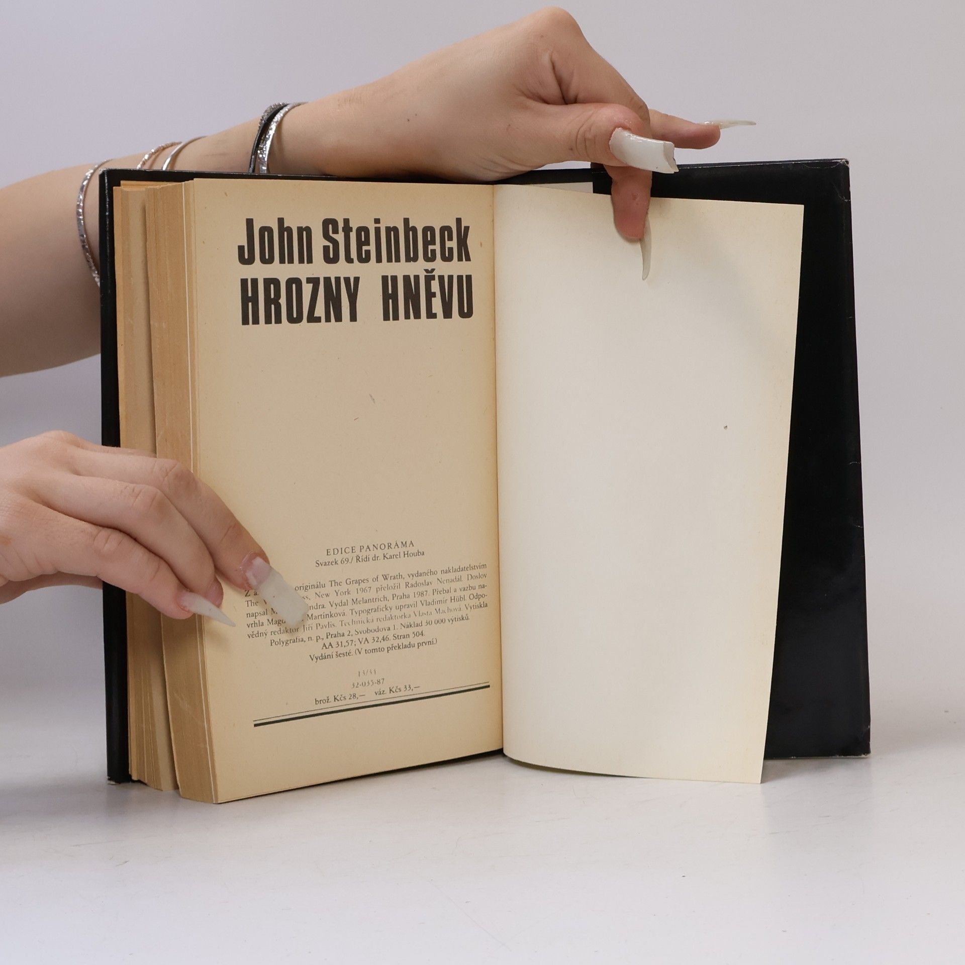 John Steinbeck Hrozny hněvu
