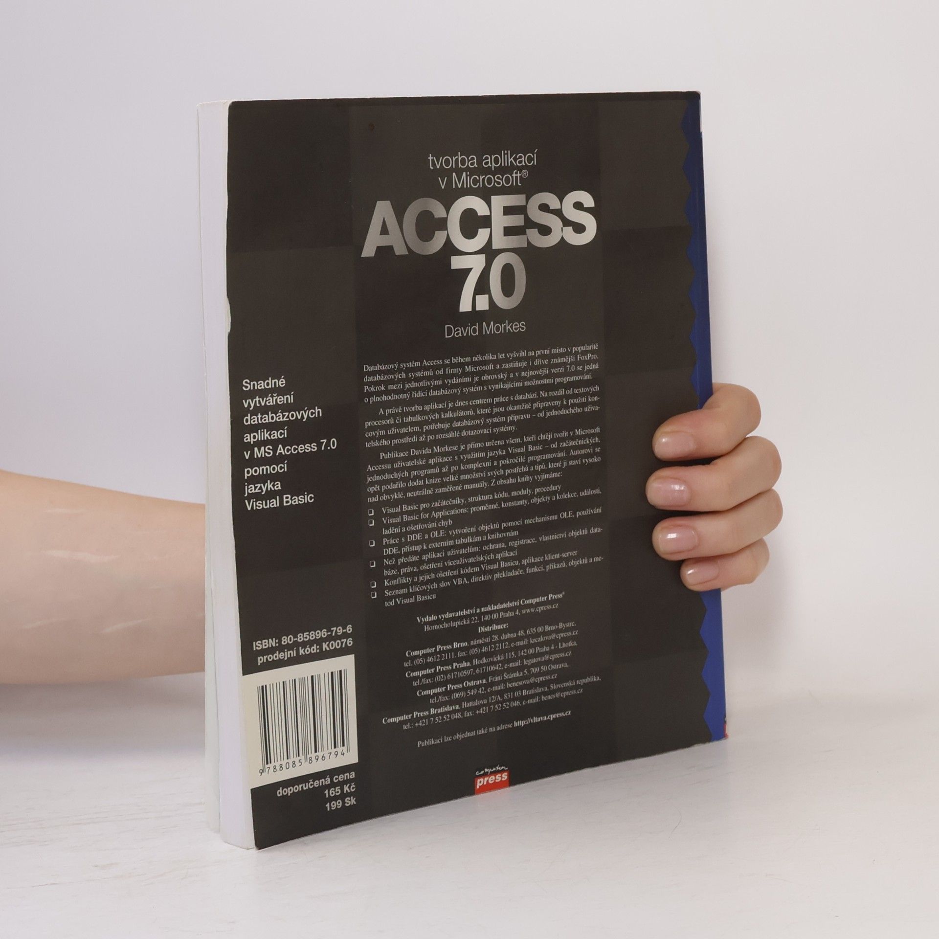 David Morkes Tvorba aplikací v Microsoft Access 7.0