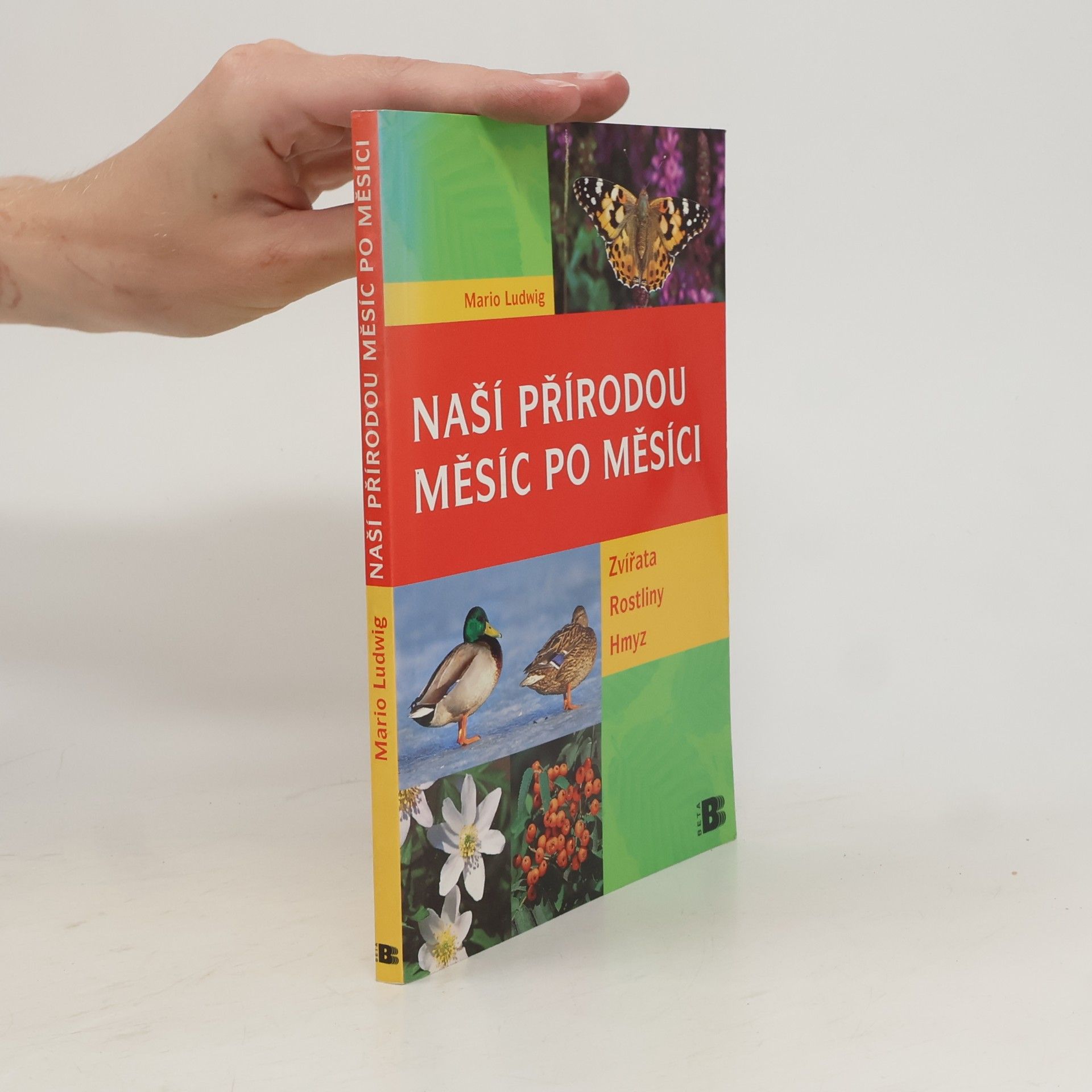 Mario Ludwig Naší přírodou : naší přírodou měsíc po měsíci : [zvířata, rostliny, hmyz]