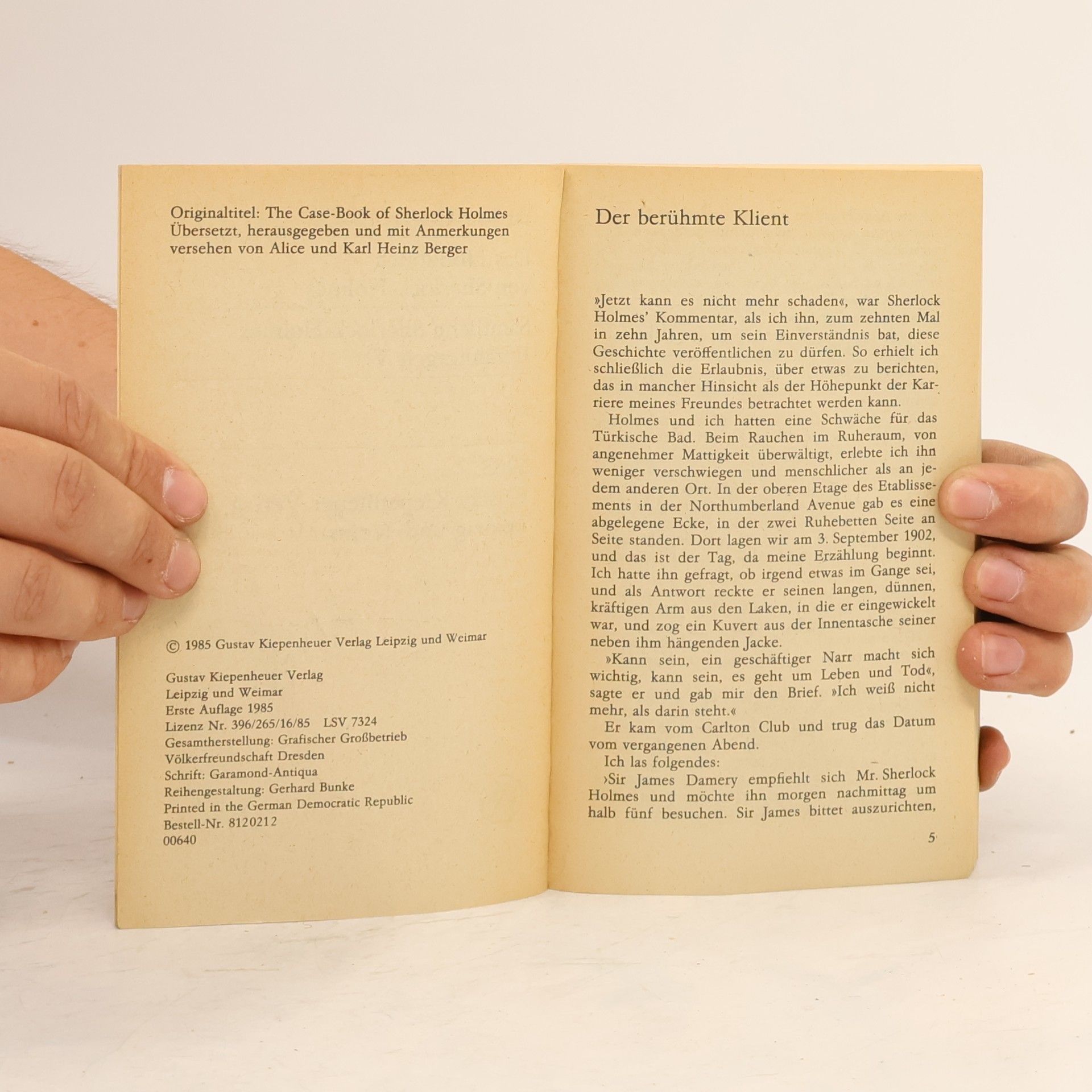 Arthur Conan Doyle Das Notizbuch von Sherlock Holmes