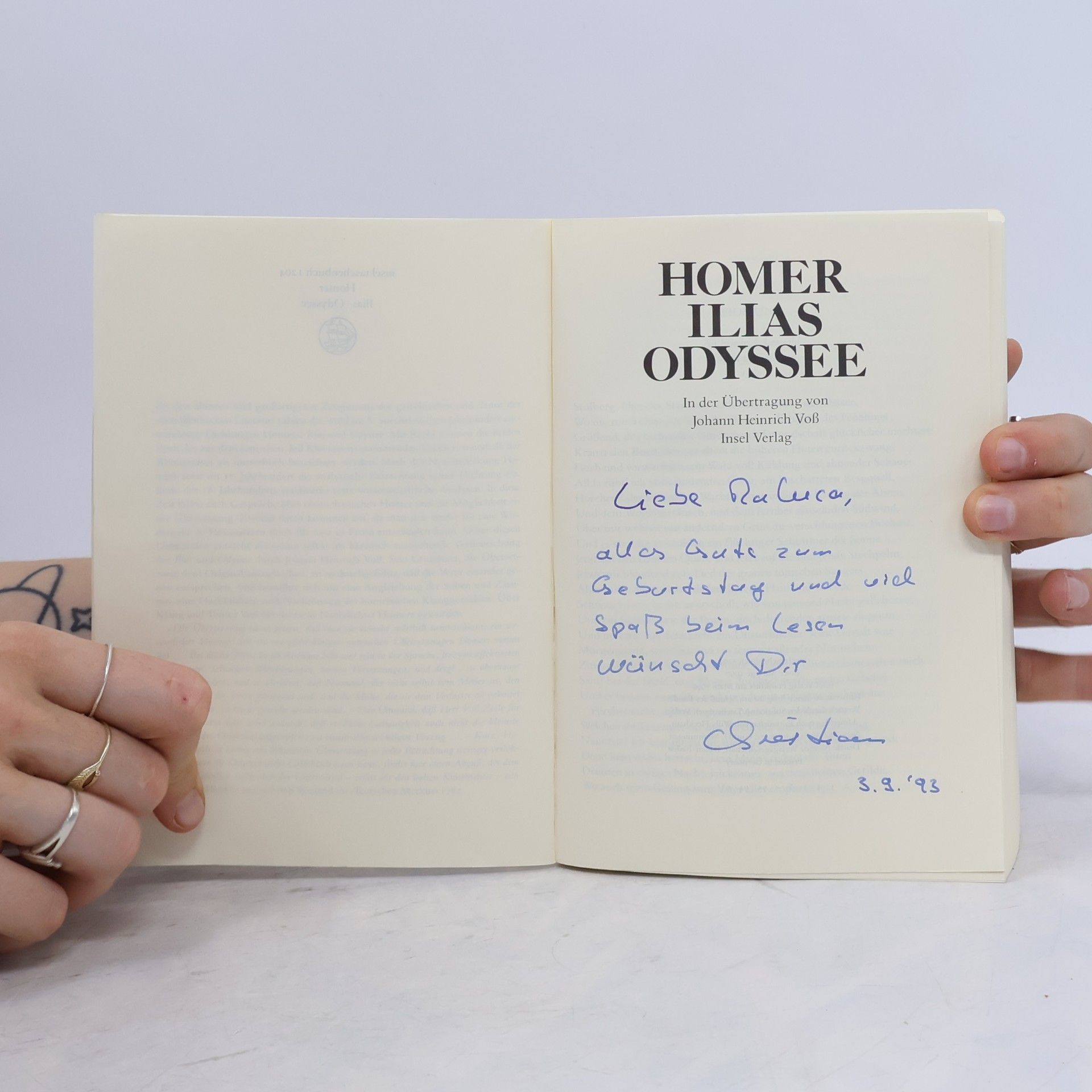 Homér Ilias. Odyssee