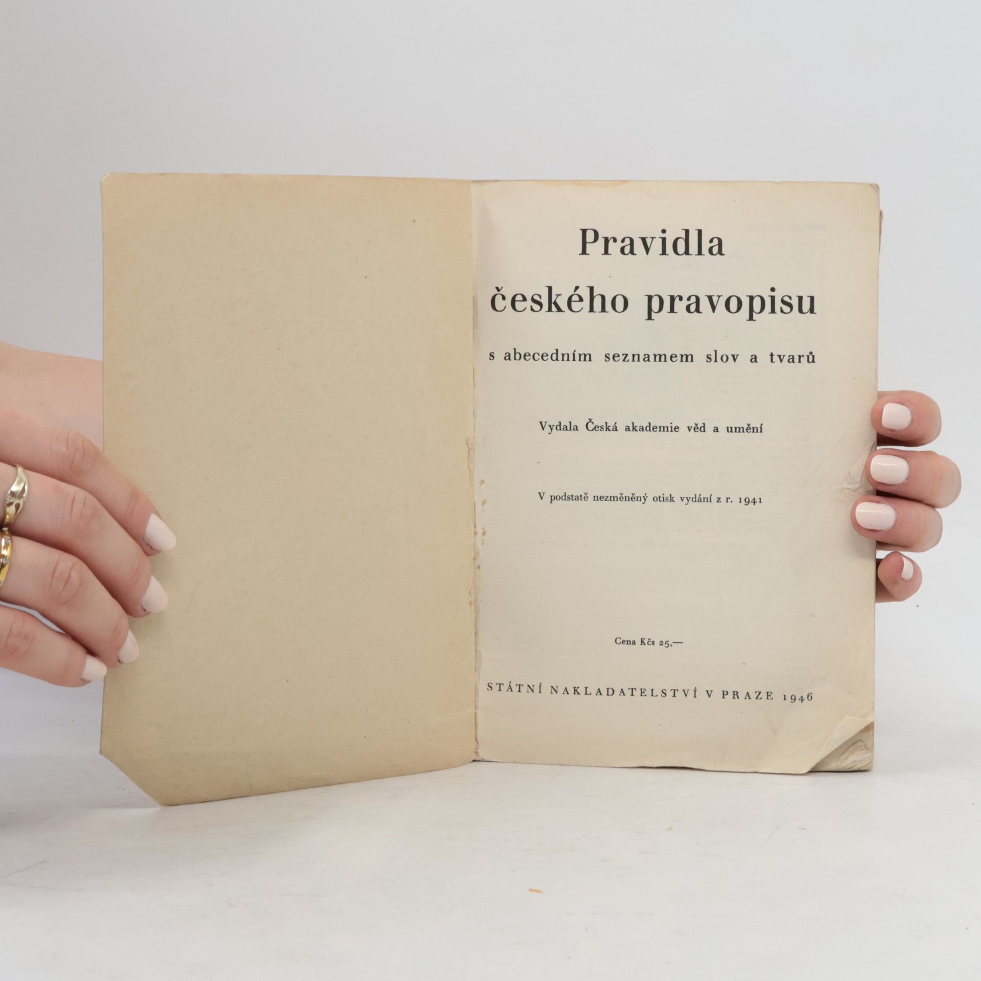 Collectif d'auteurs Pravidla českého pravopisu s abecedním seznamem slov a tvarů