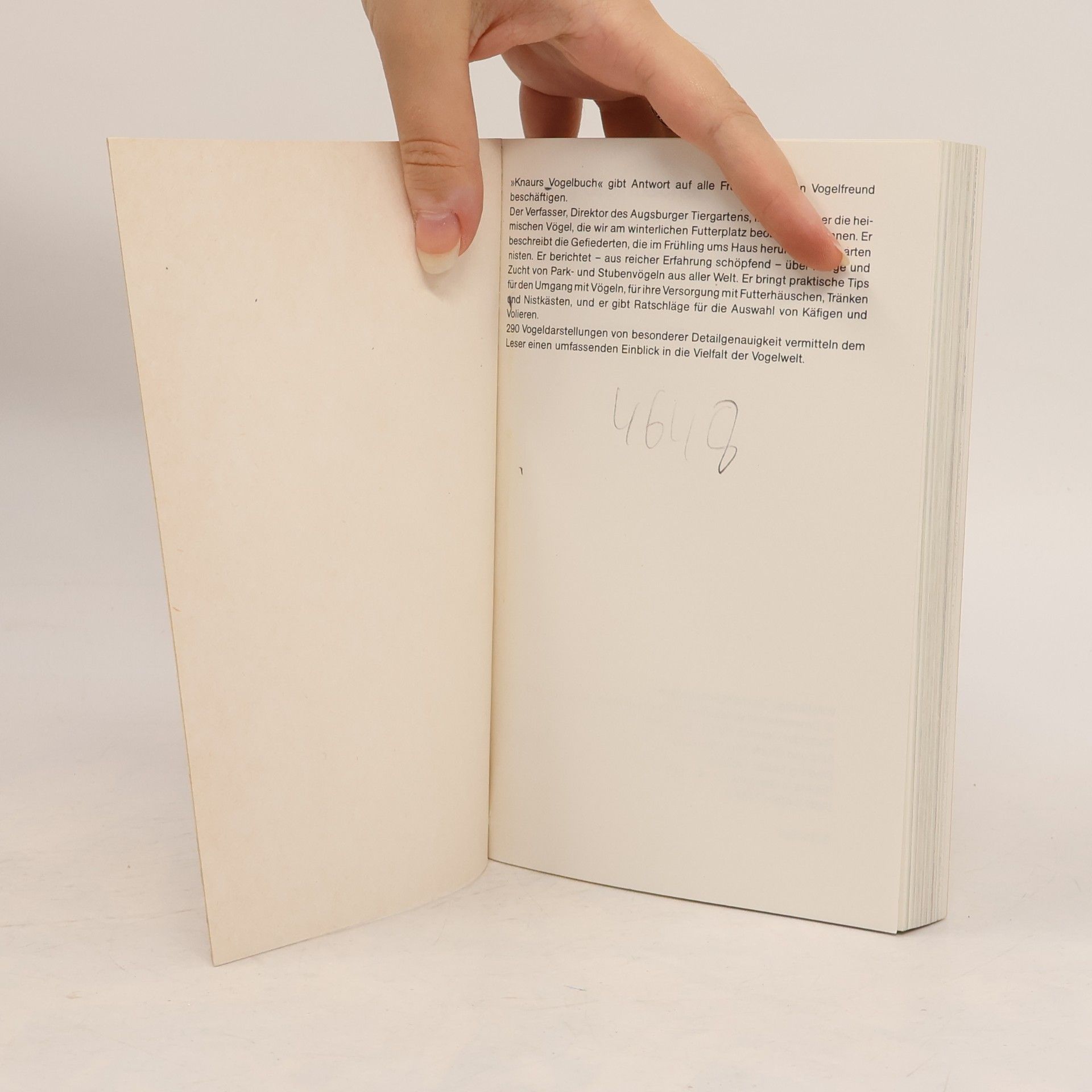 Georg Steinbacher Knaurs Vogelbuch