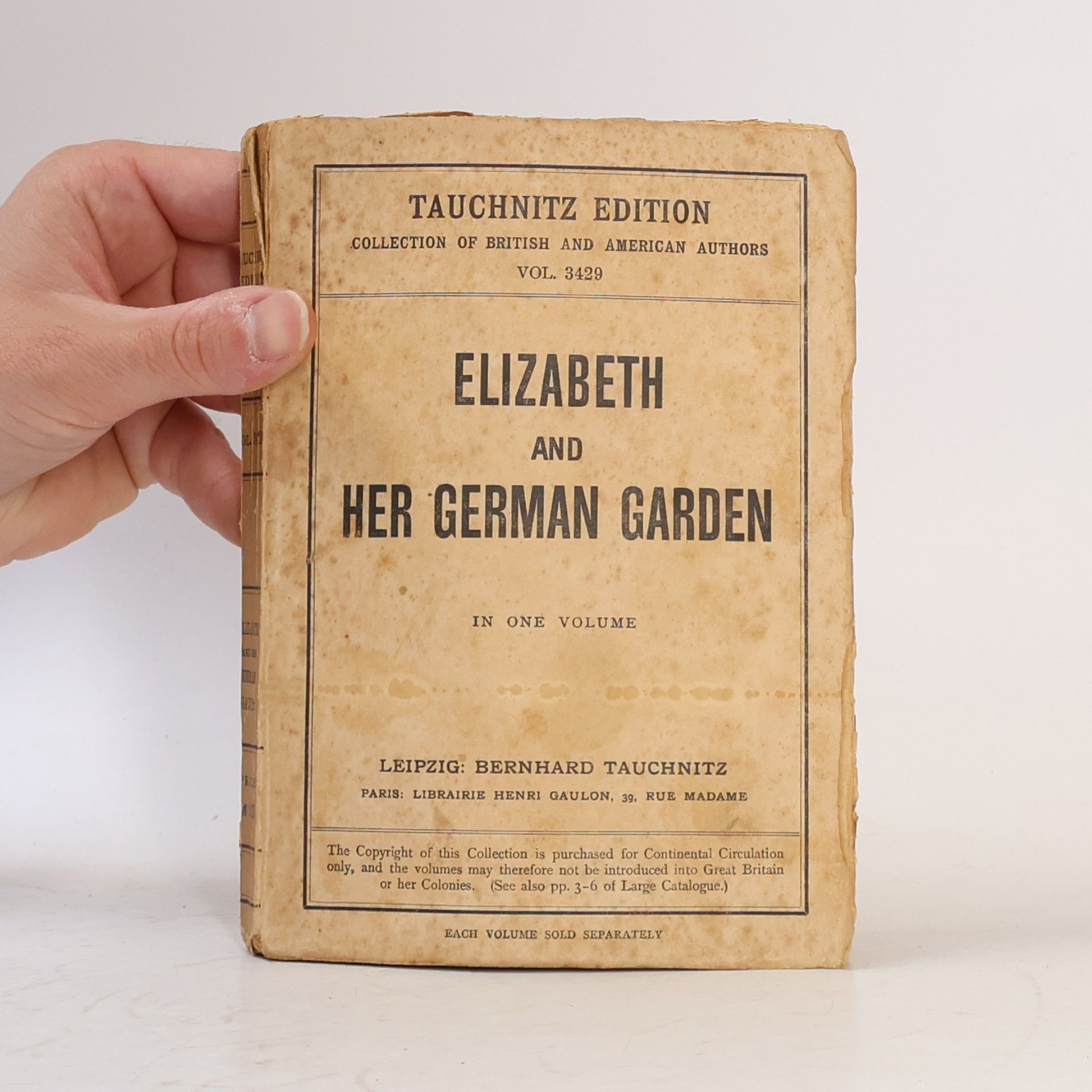 Elizabeth von Arnim Elizabeth and Her German Garden