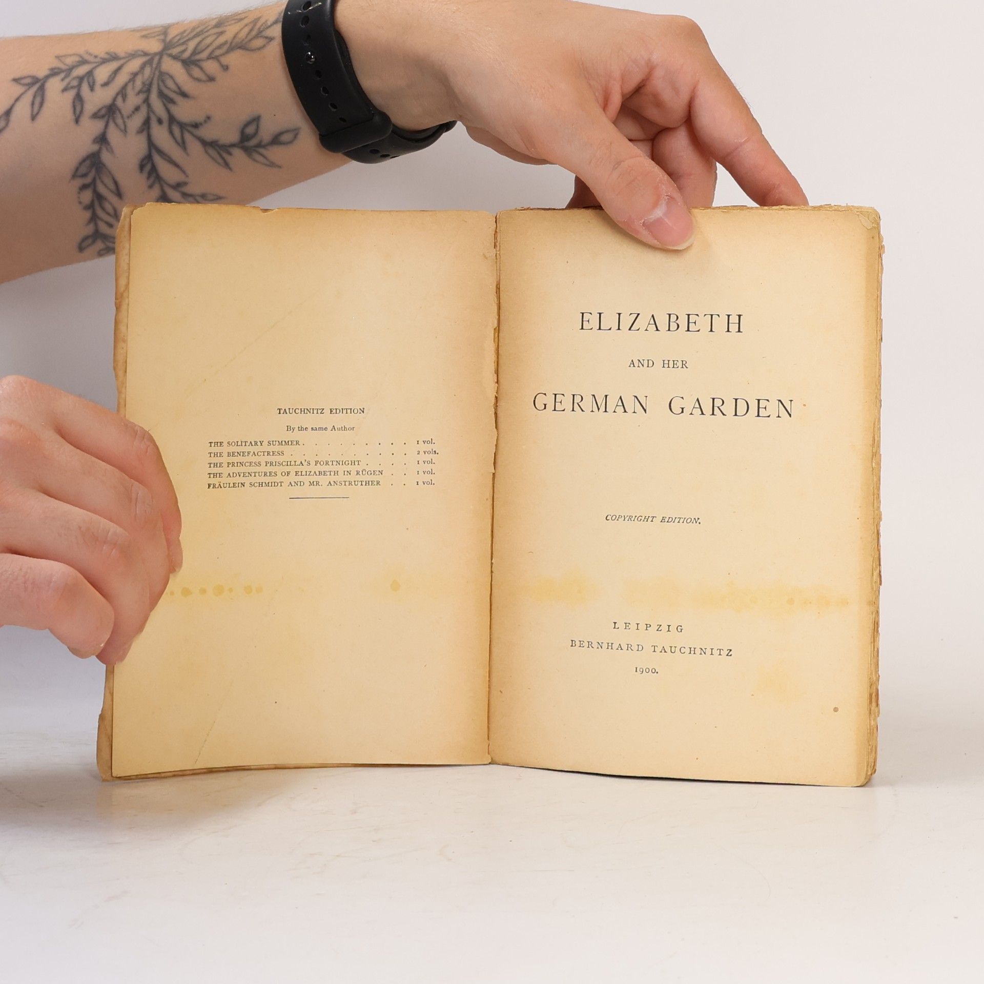 Elizabeth von Arnim Elizabeth and Her German Garden
