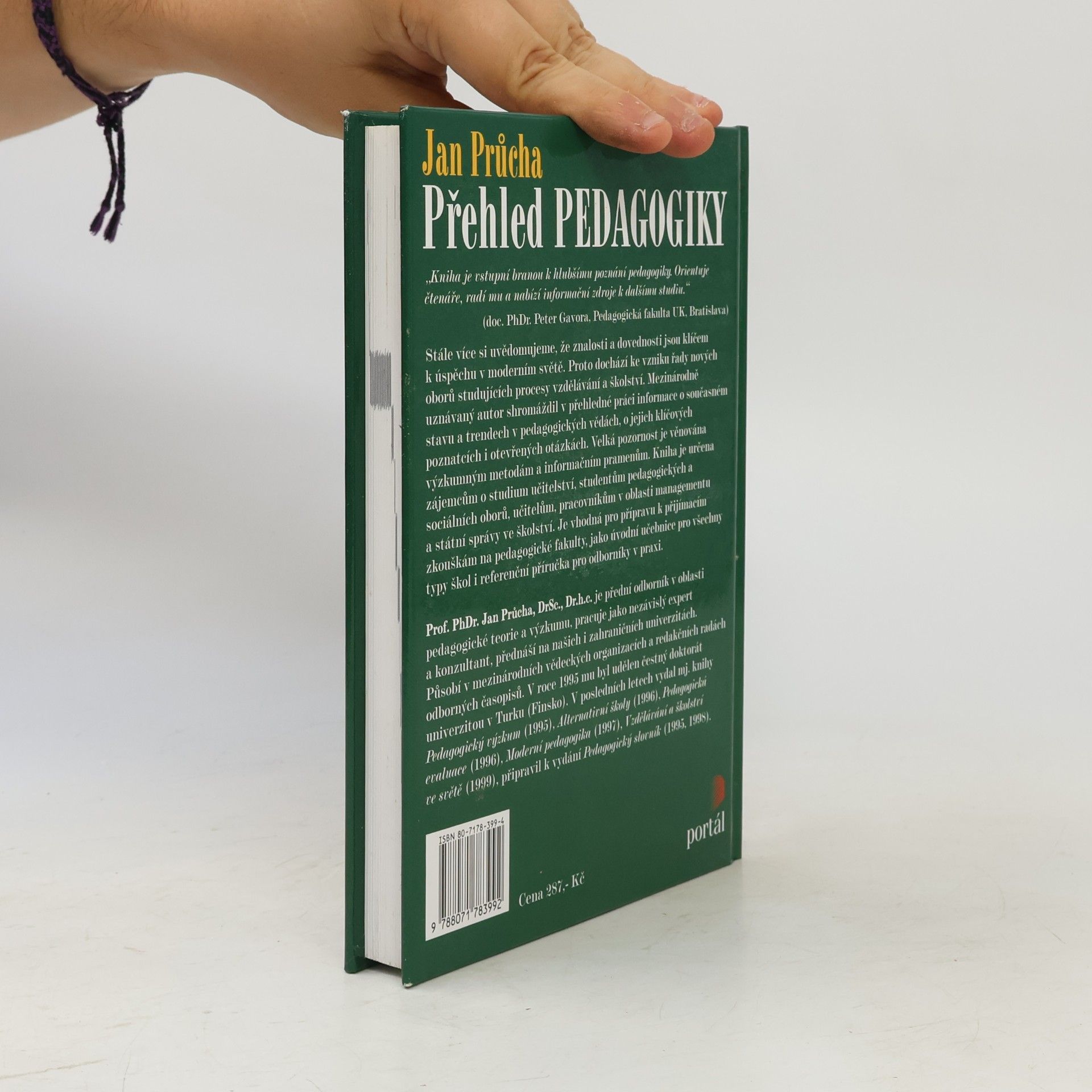 Jan Průcha Přehled pedagogiky : úvod do studia oboru