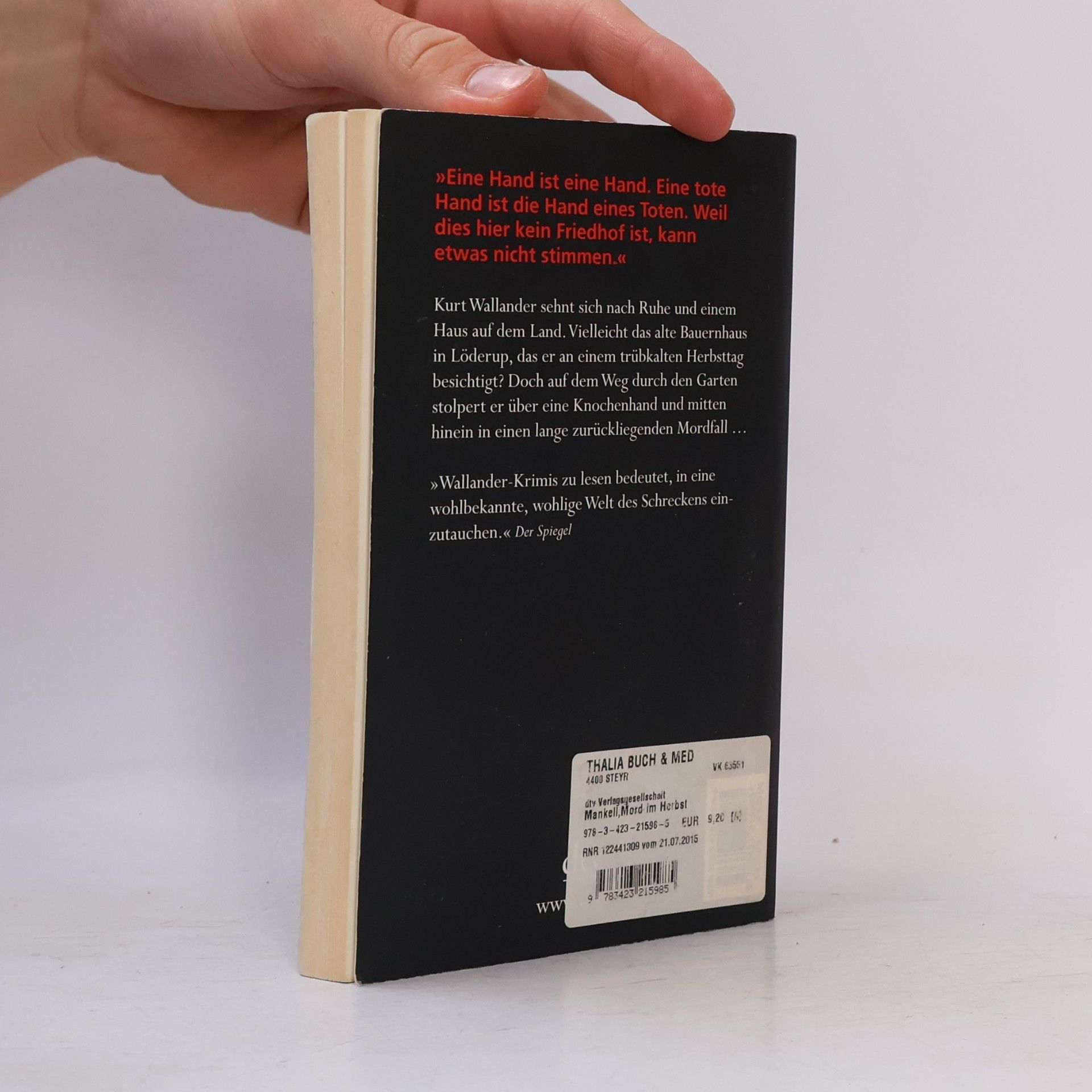 Henning Mankell Mord im Herbst