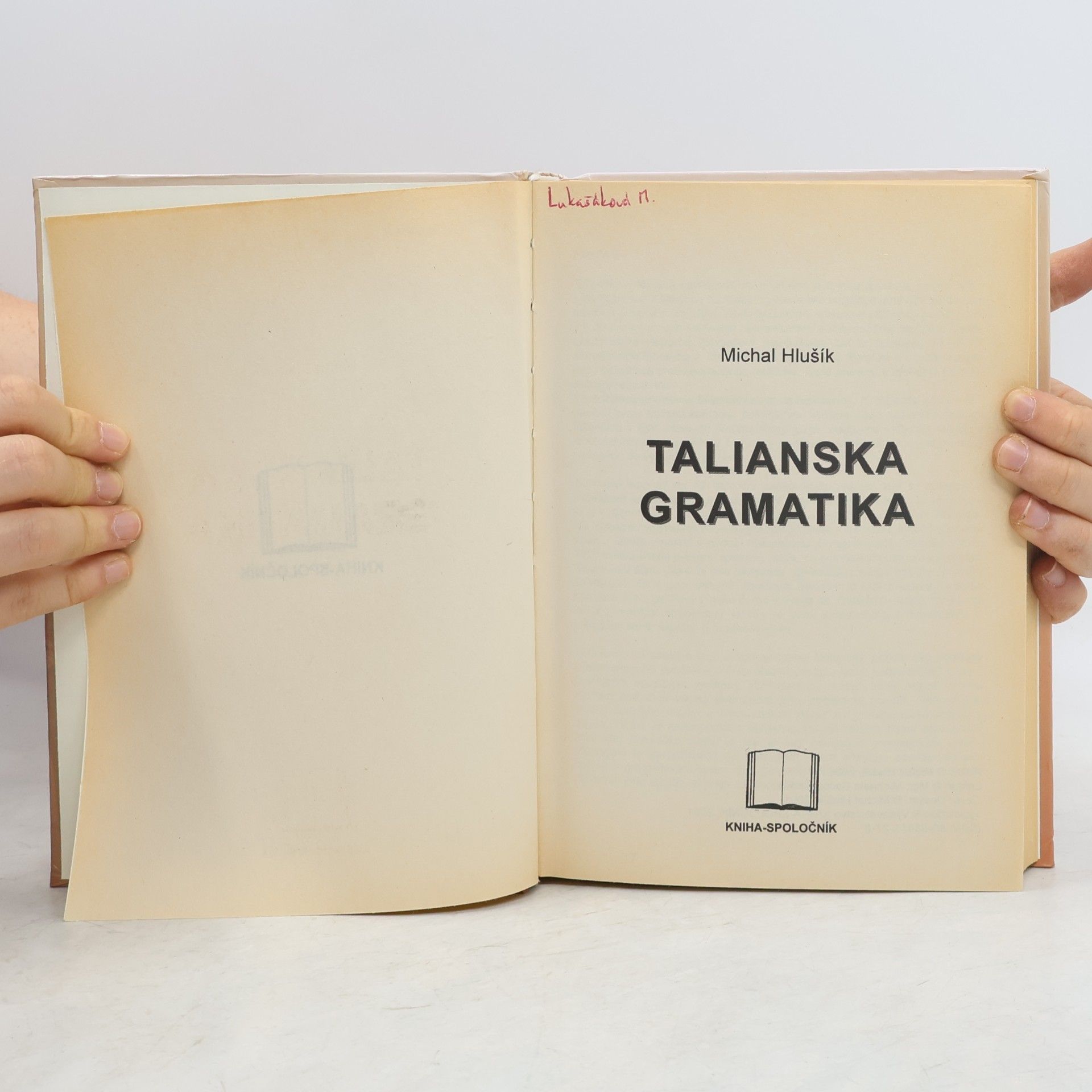 Michal Hlušík Talianska gramatika