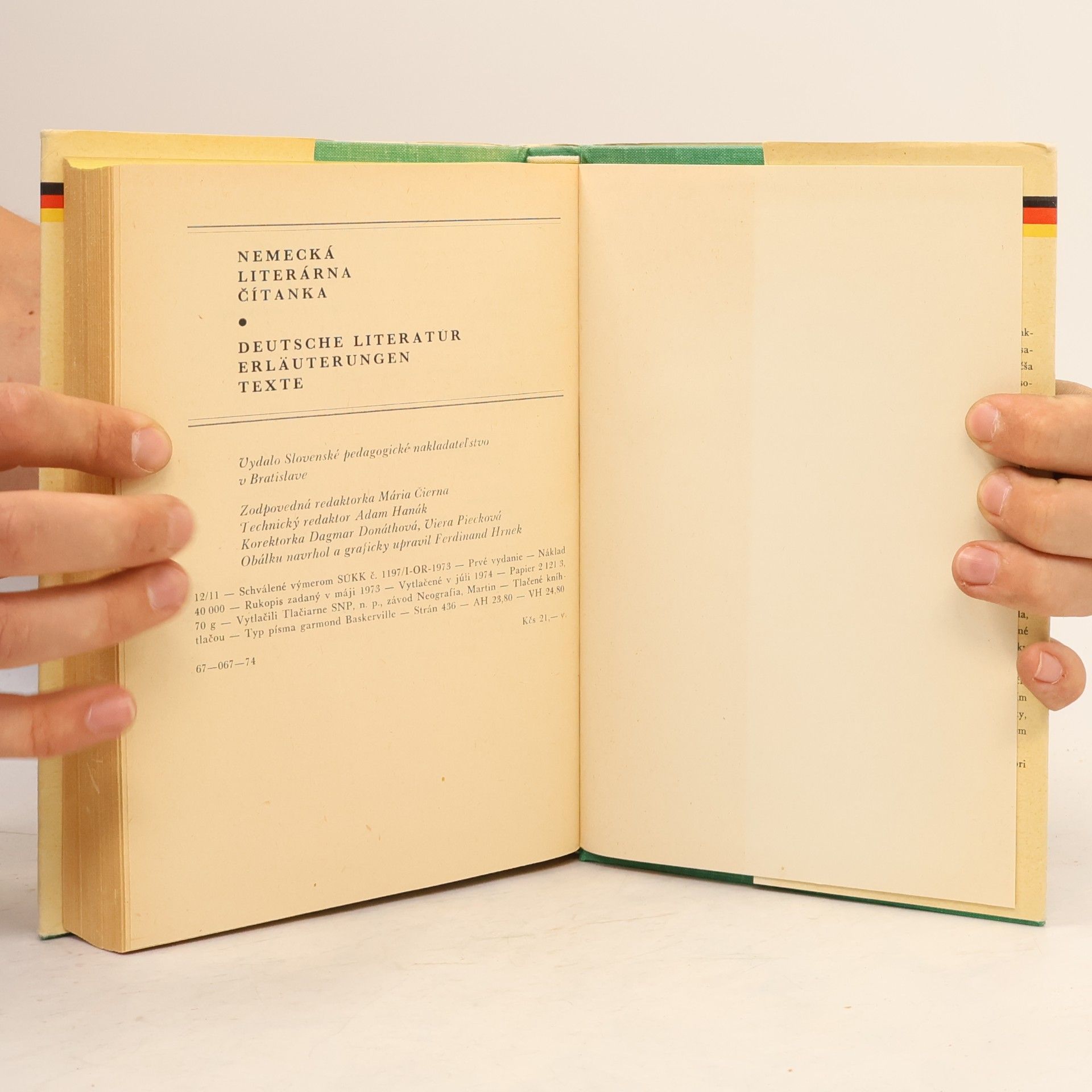 Elemír Terray Nemecká literárna čítanka. Deutsche Literatur erläuterungen Texte.