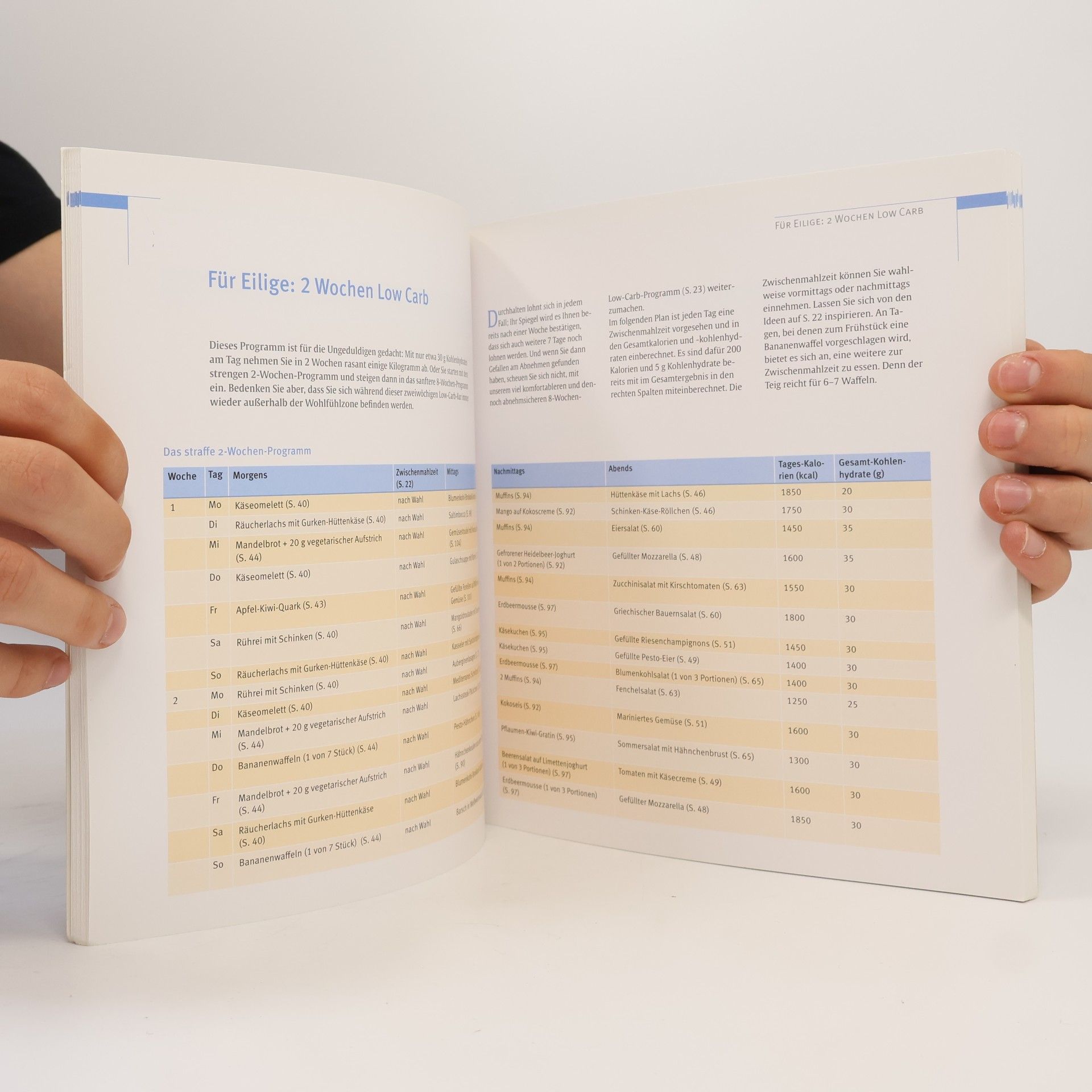 Claudia Lenz Low Carb - das 8-Wochen-Programm