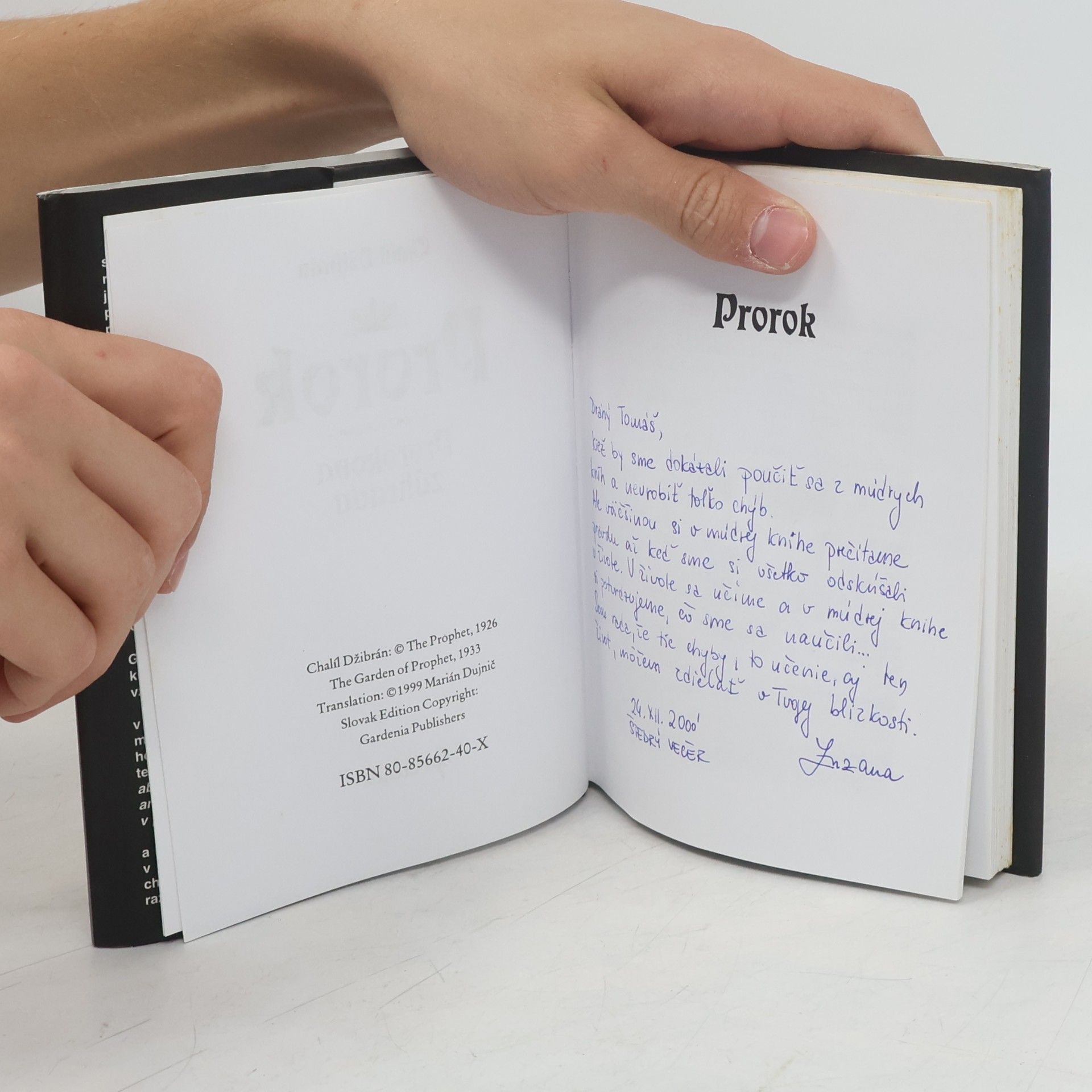 H̱alīl Ǧibrān Prorok. Prorokova záhrada