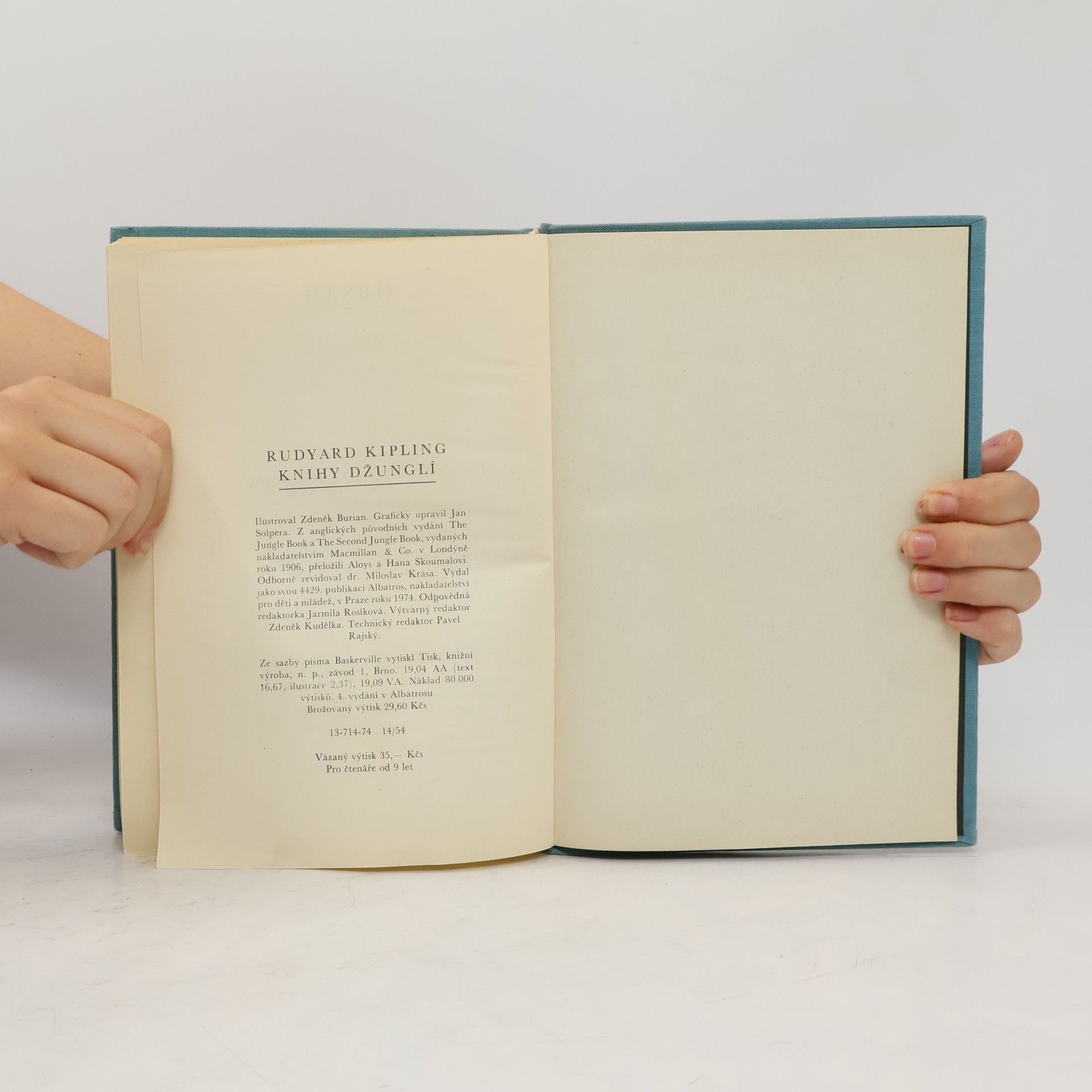 Rudyard Kipling Knihy džunglí