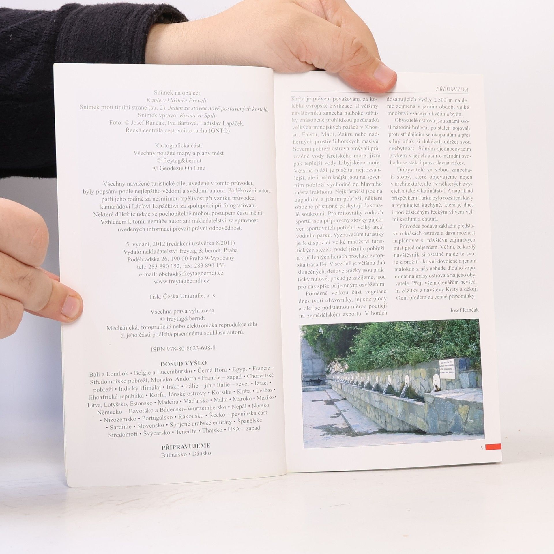 Josef Rančák Kréta. Podrobné a přehledné informace o historii, kultuře,přírodě a turistickém zázemí Kréty