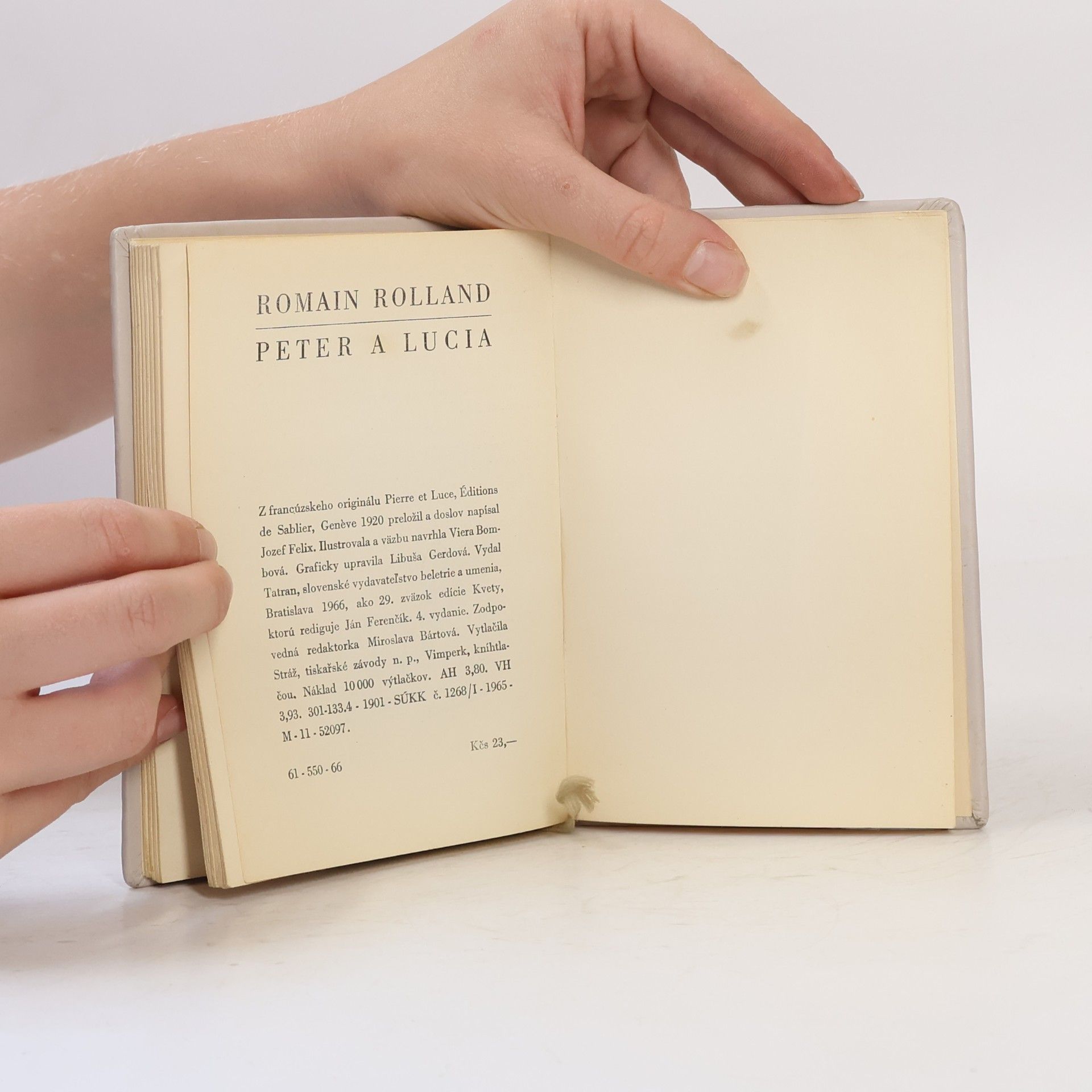 Romain Rolland Peter a Lucia