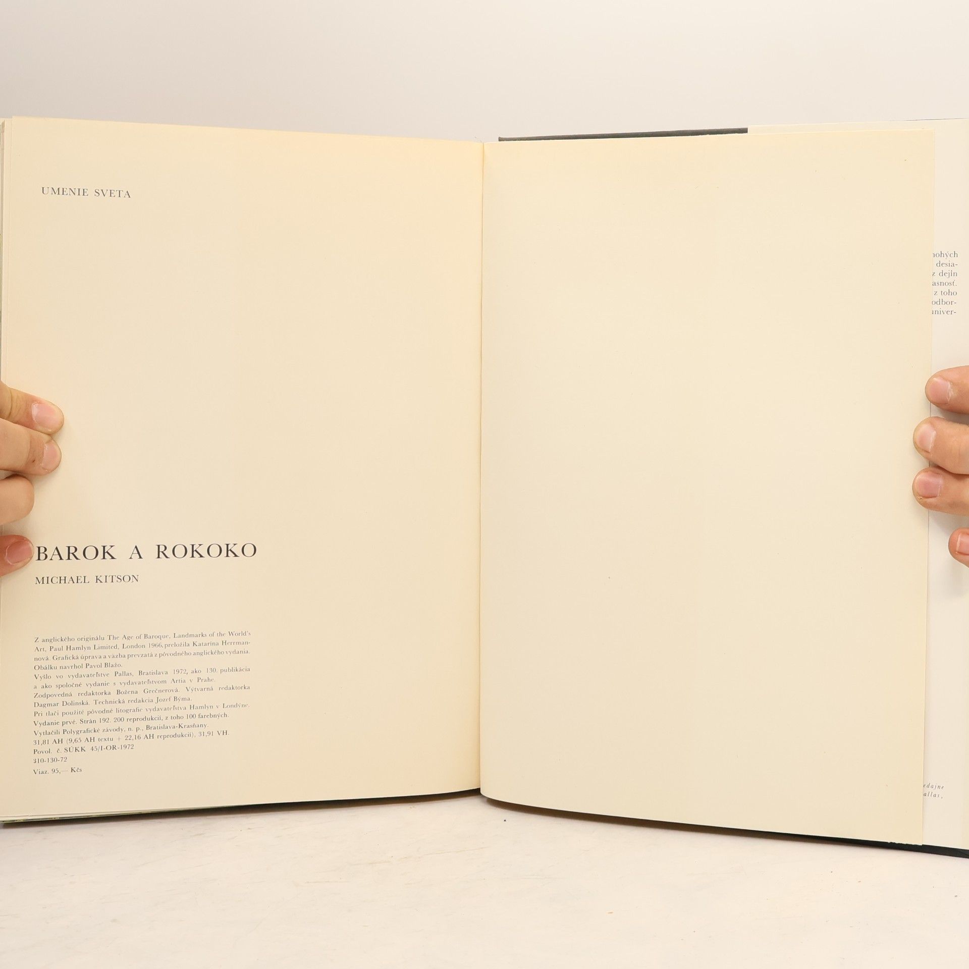 Michael Kitson Barok a rokoko