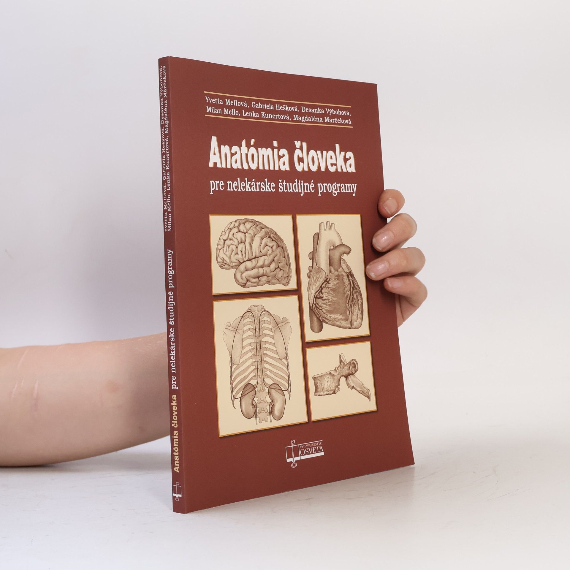 Various authors Anatómia človeka pre nelekárske študijné odbory (3.vydanie)
